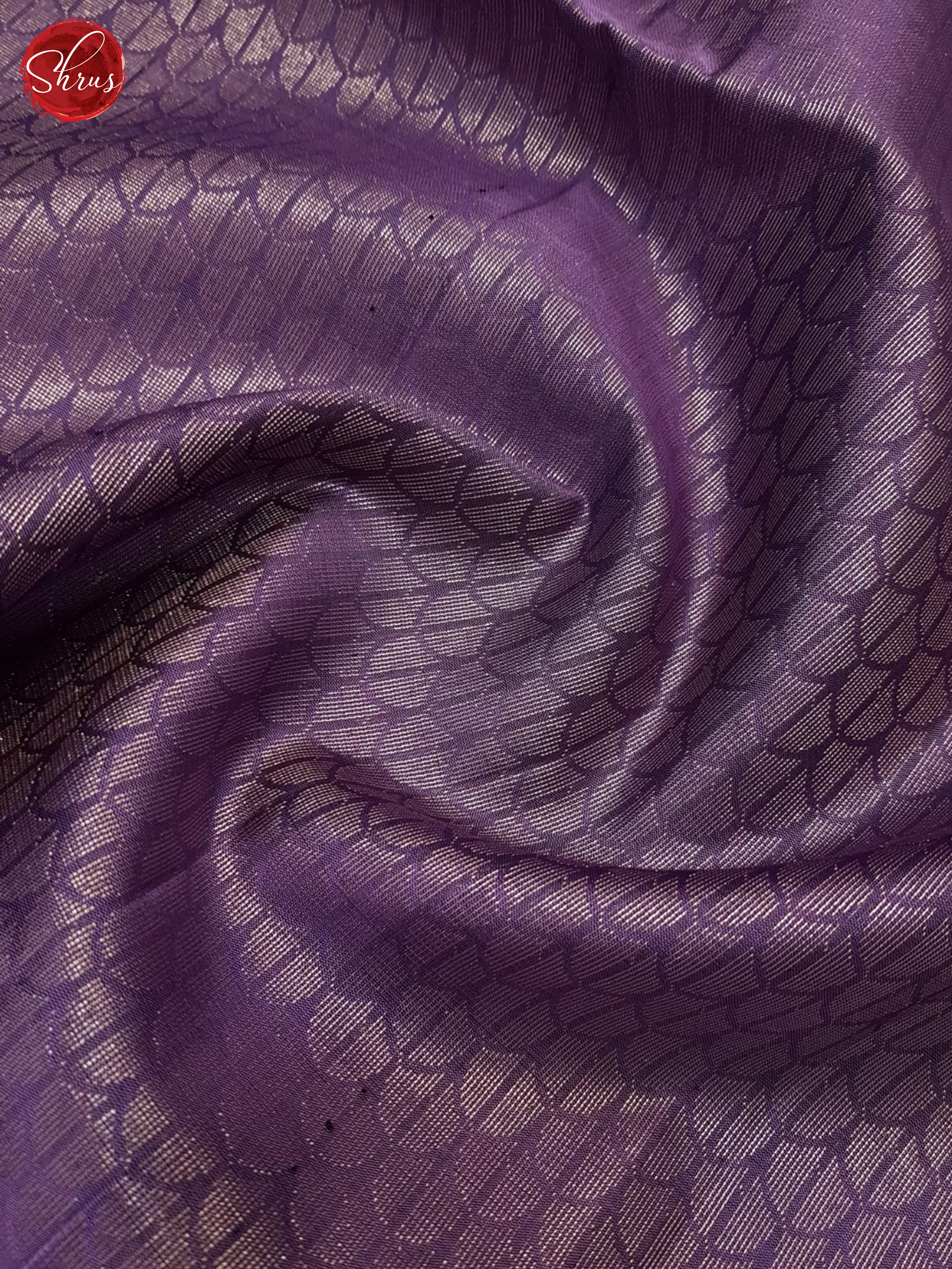 Lavender & Brown- Soft Silk Saree - Shop on ShrusEternity.com