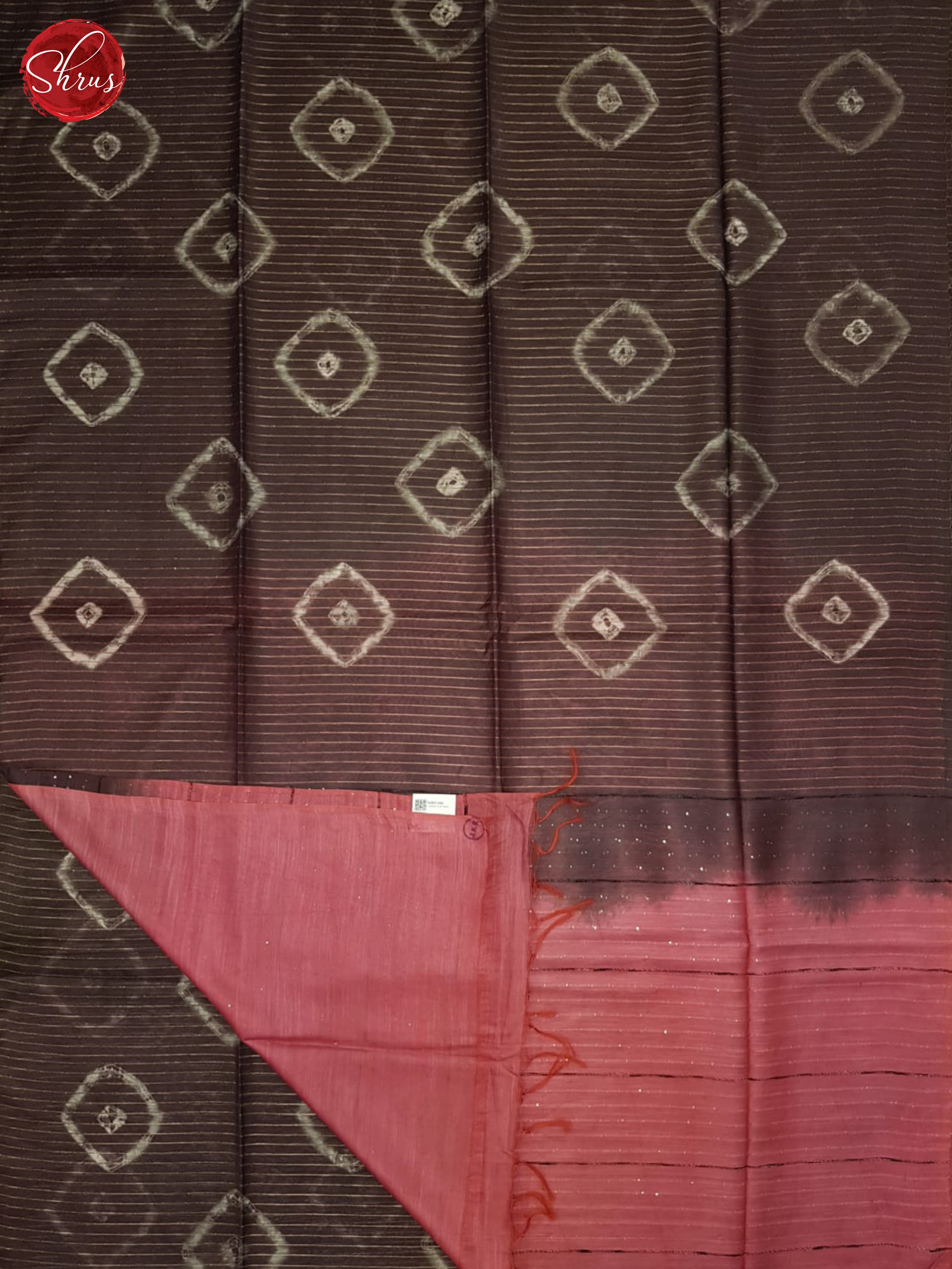 Wine And Pink- Shibori Saree - Shop on ShrusEternity.com