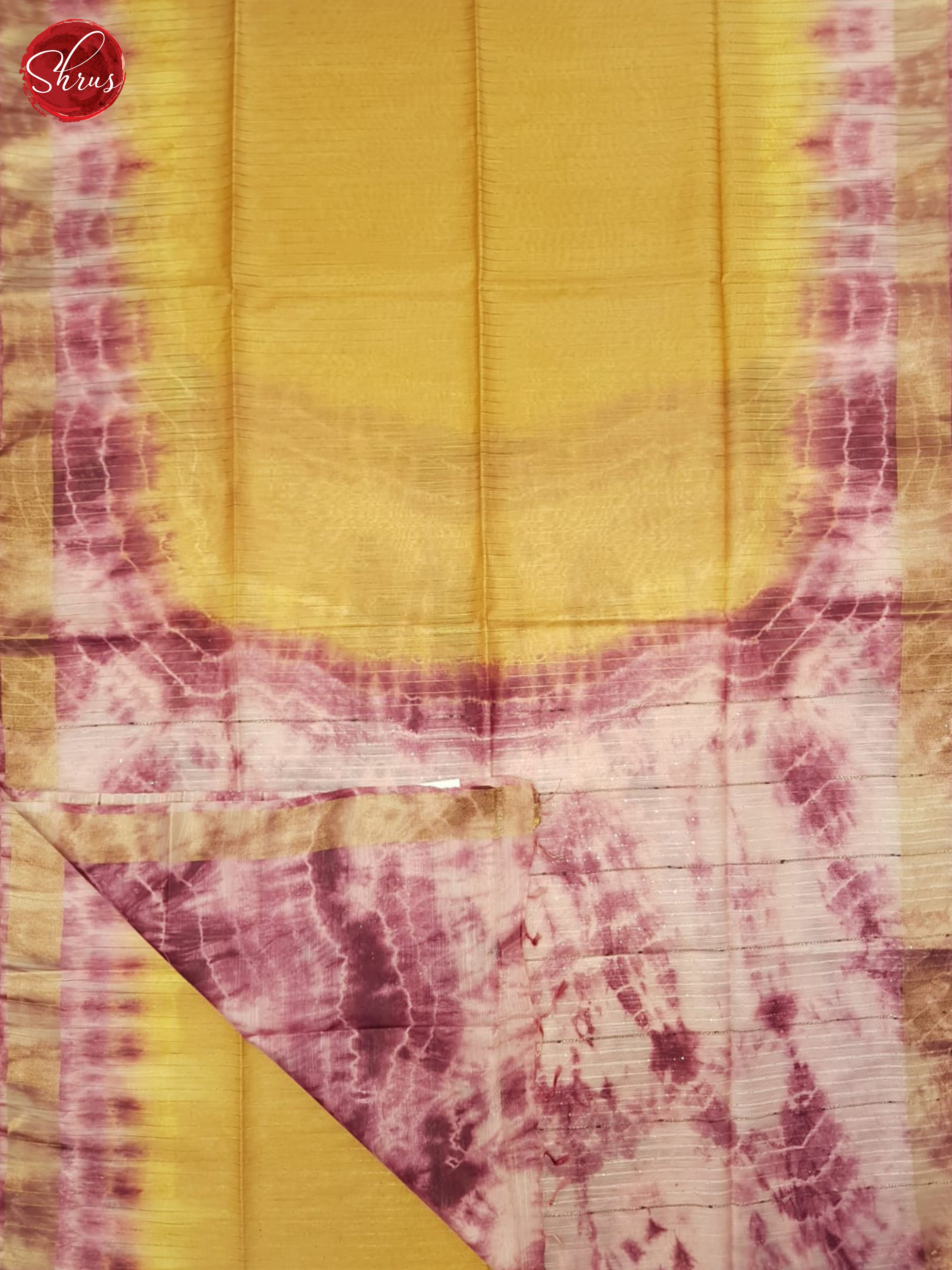 Mustard And Cream- Shibori Saee - Shop on ShrusEternity.com