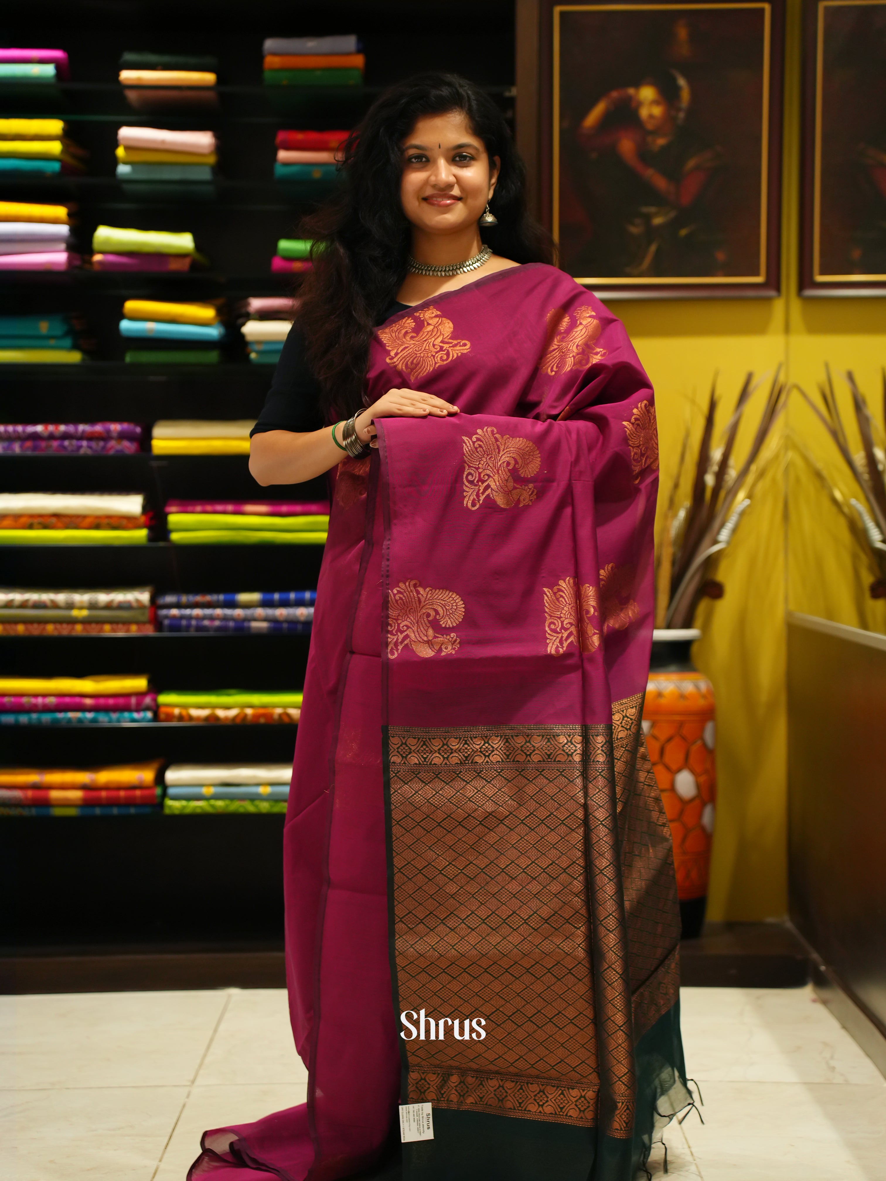 CBS26015- Semi SilkcottonSaree