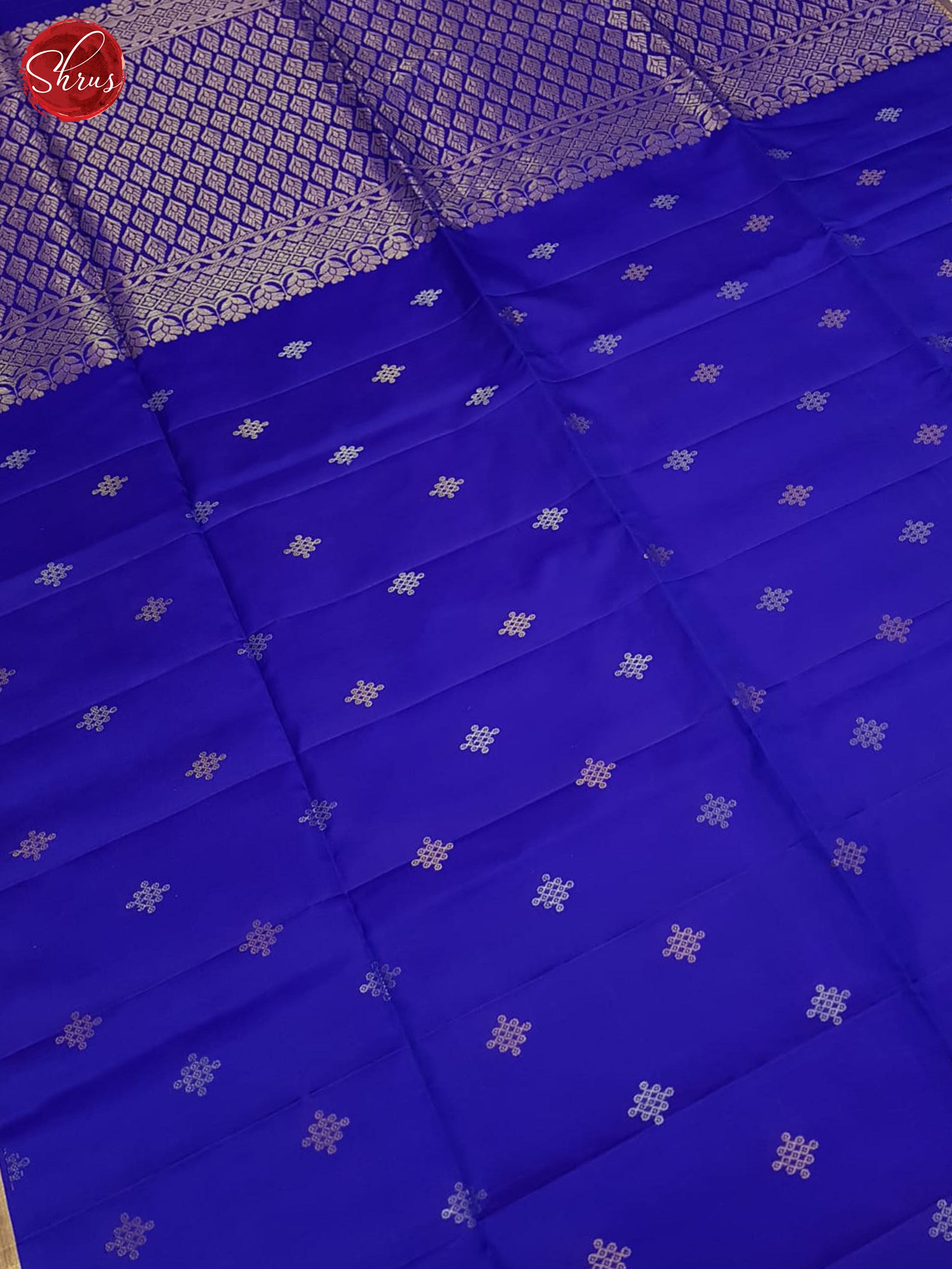 Blue(Single Tone)- Soft Silk Saree - Shop on ShrusEternity.com