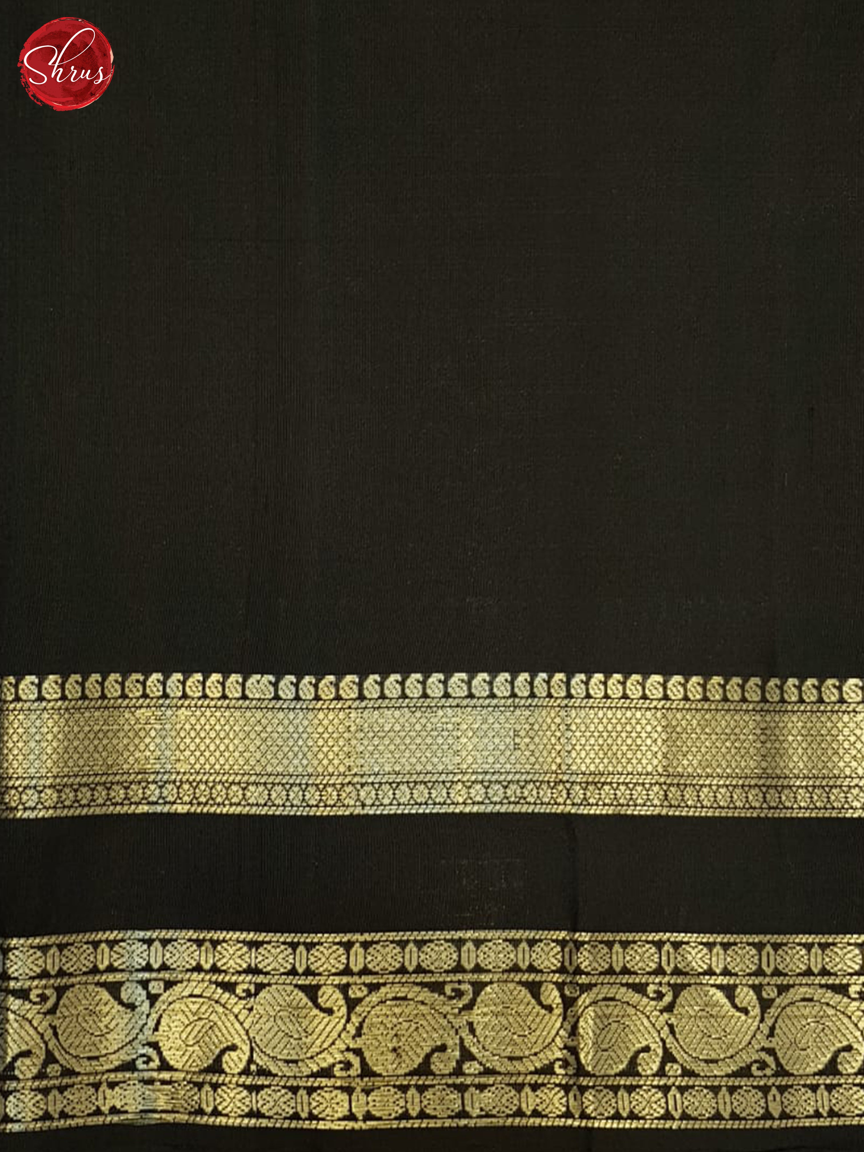 Green And Black- Soft Silk Saree - Shop on ShrusEternity.com