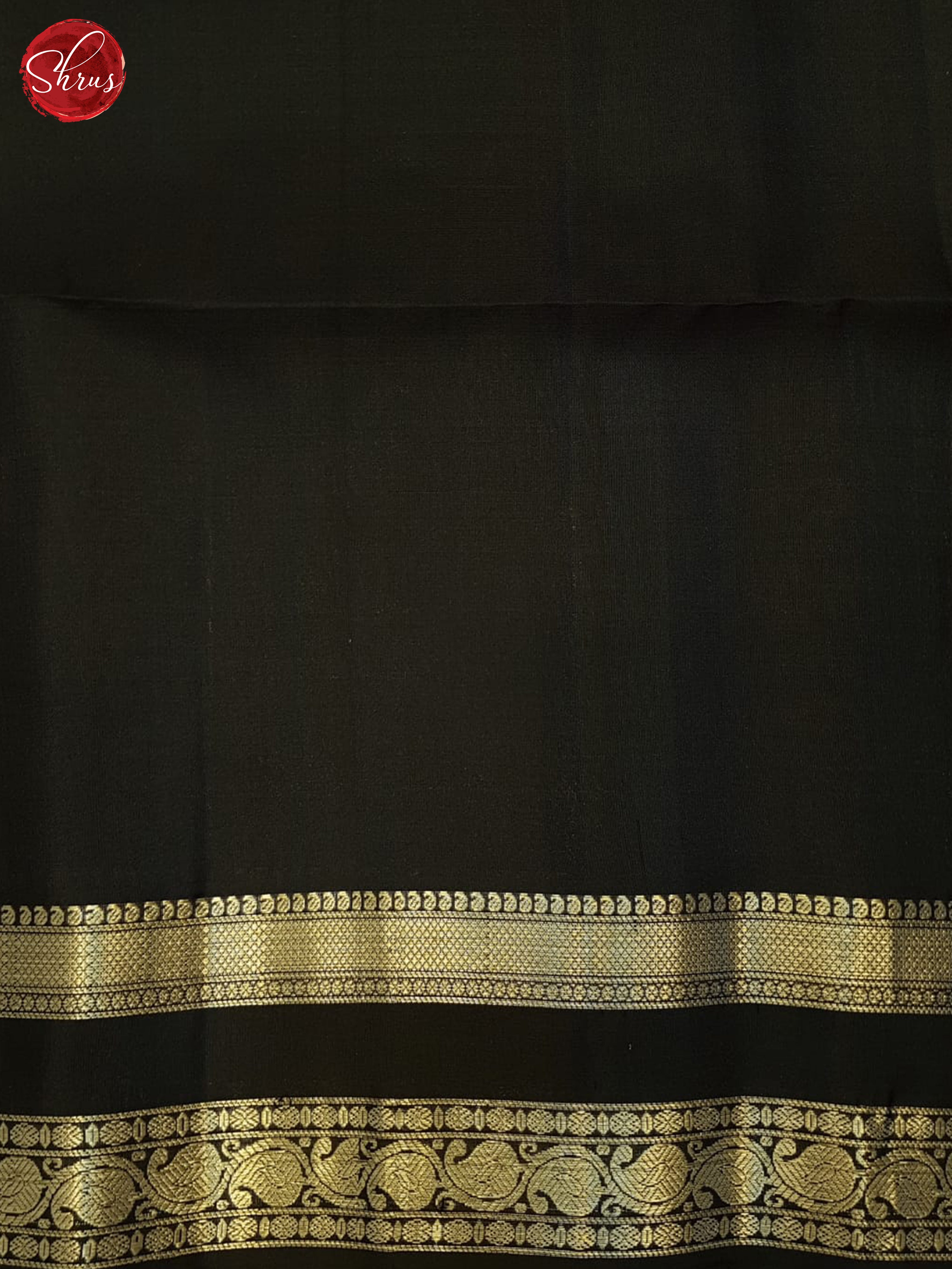 German Blue And Black- Soft Silk Saree - Shop on ShrusEternity.com