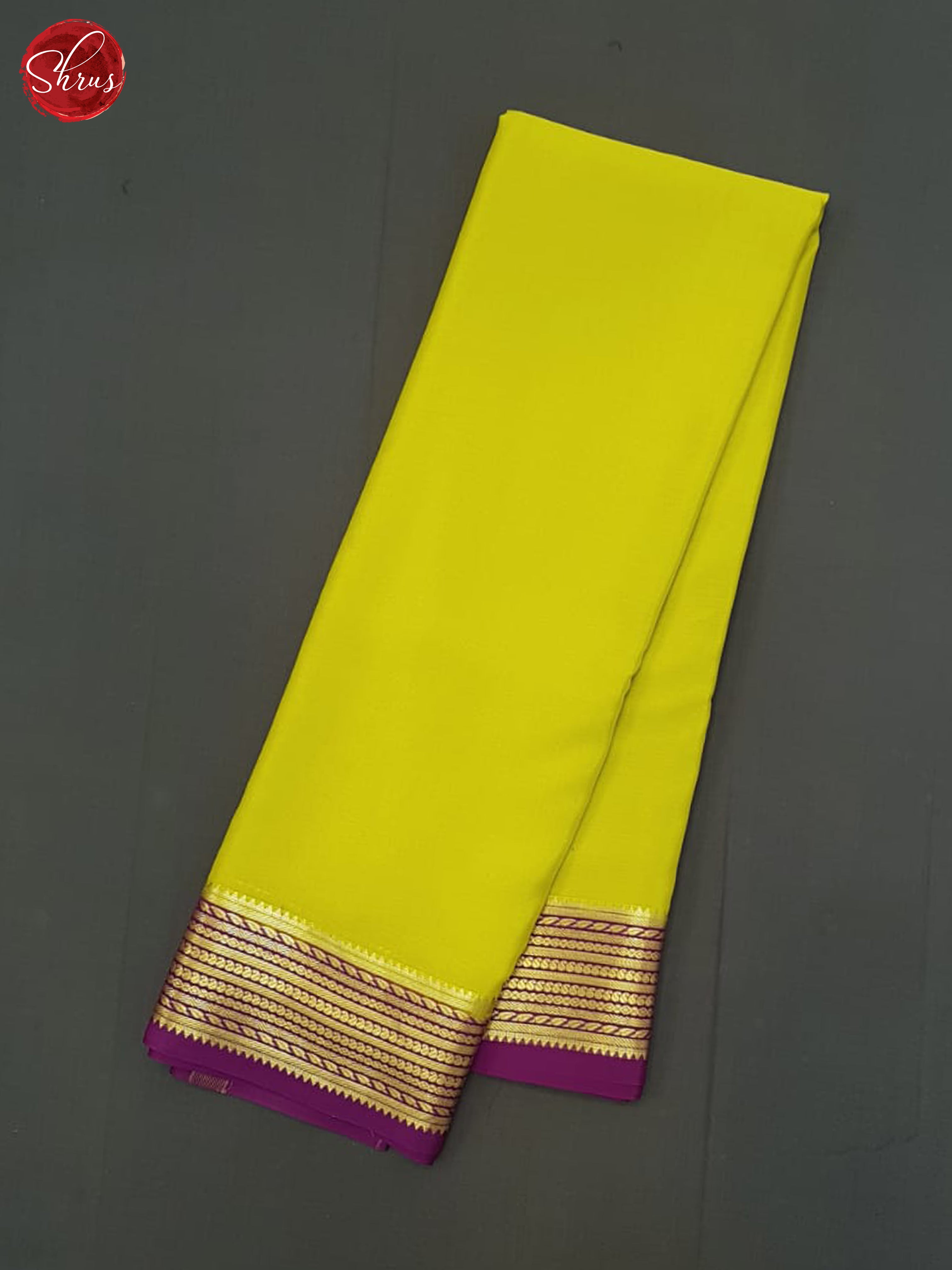 Mathulir green and wine - Mysore Silk Saree - Shop on ShrusEternity.com