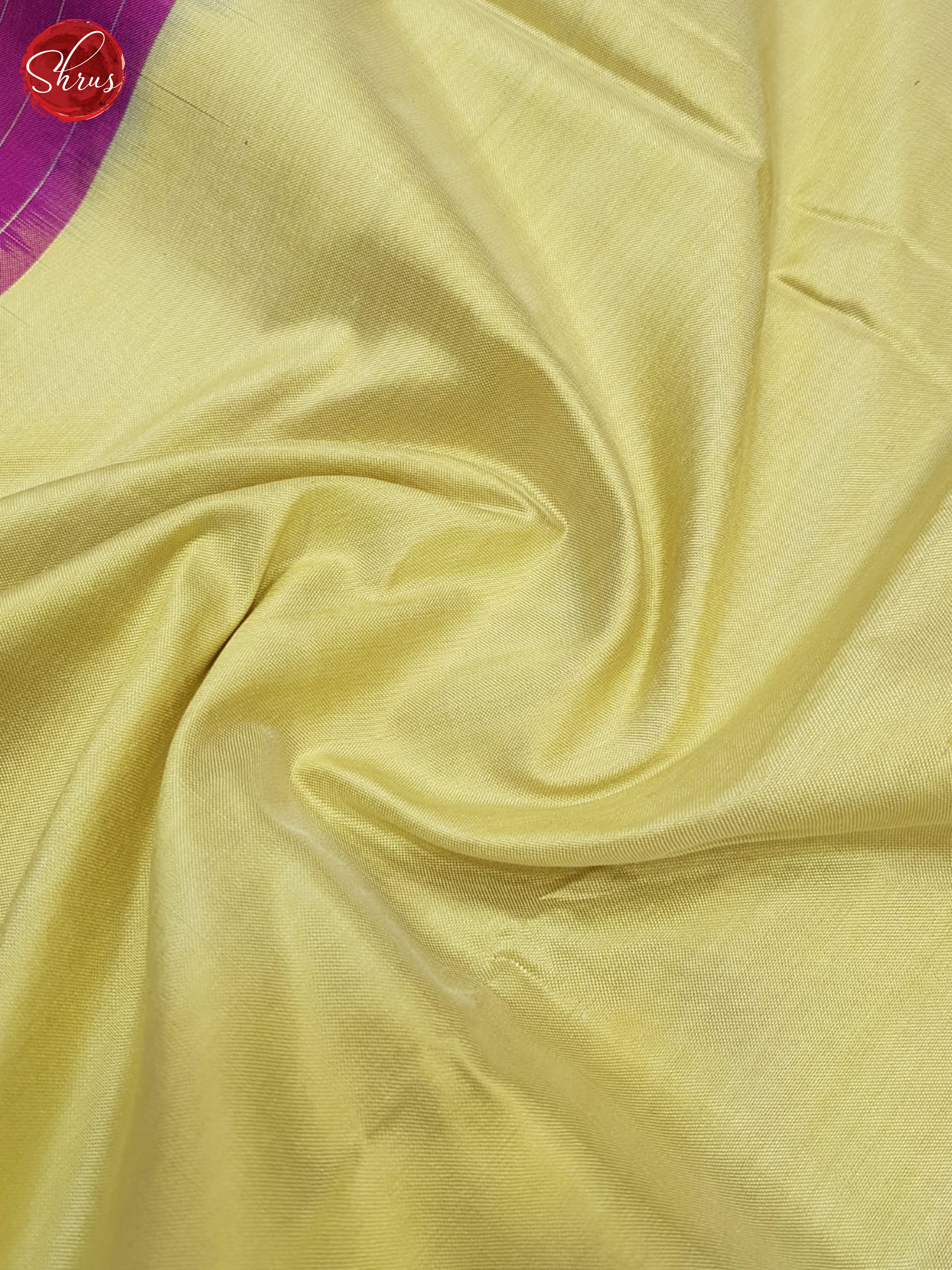 Cream And Purple- Ikkat Silk Saree - Shop on ShrusEternity.com