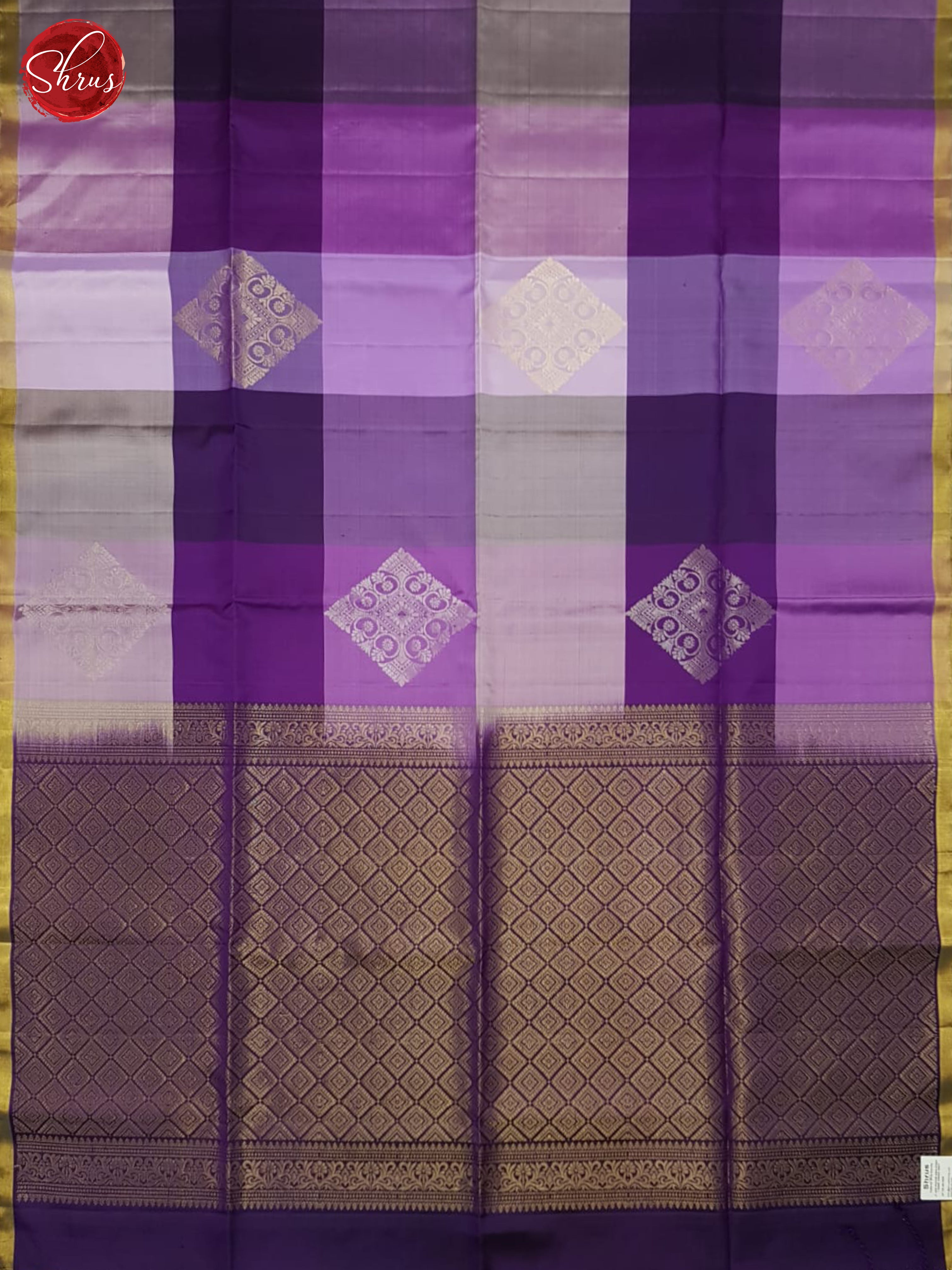 Lavender And Purple- Soft Silk saree - Shop on ShrusEternity.com