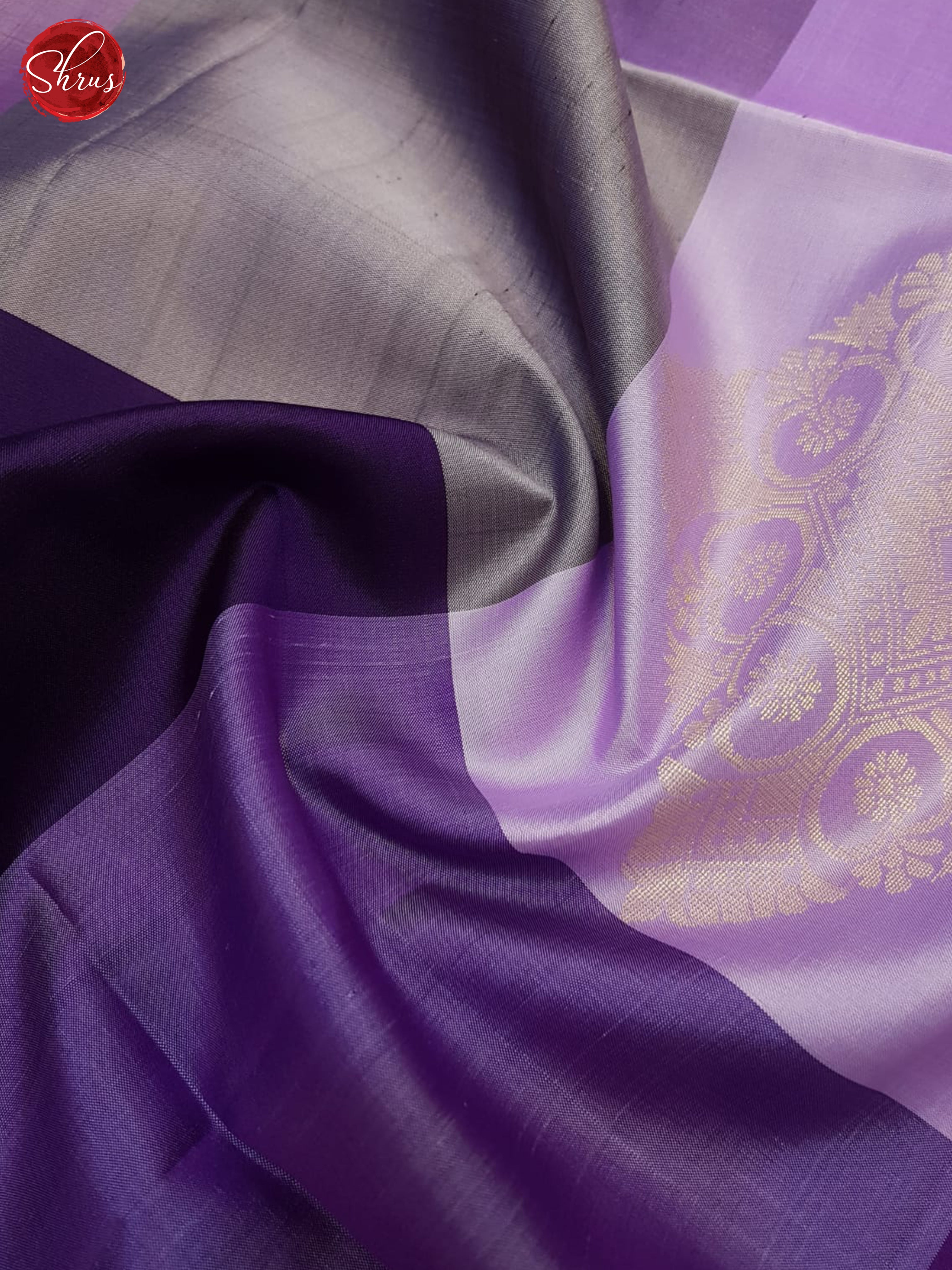 Lavender And Purple- Soft Silk saree - Shop on ShrusEternity.com