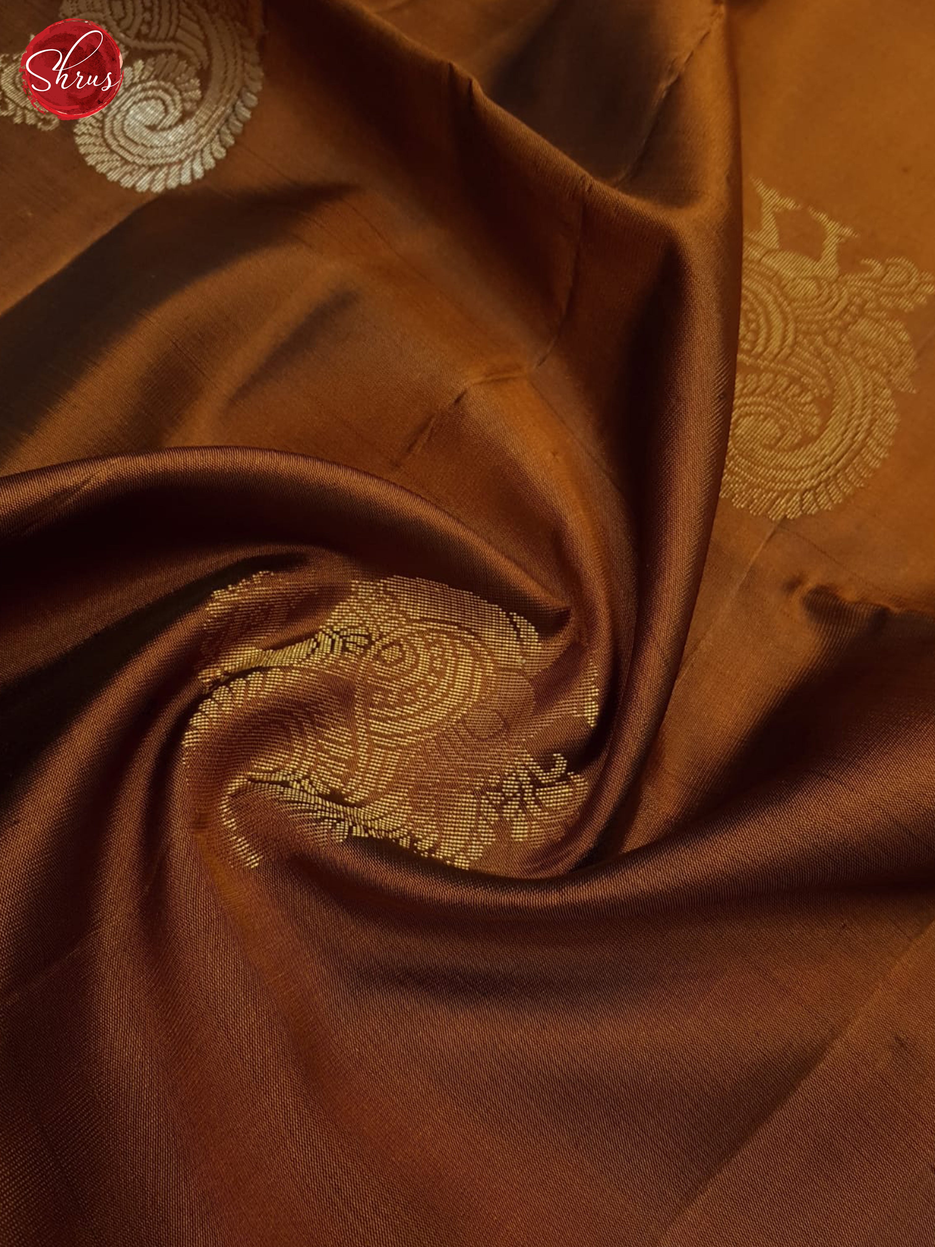 Brown And Green- Soft Silk Saree - Shop on ShrusEternity.com