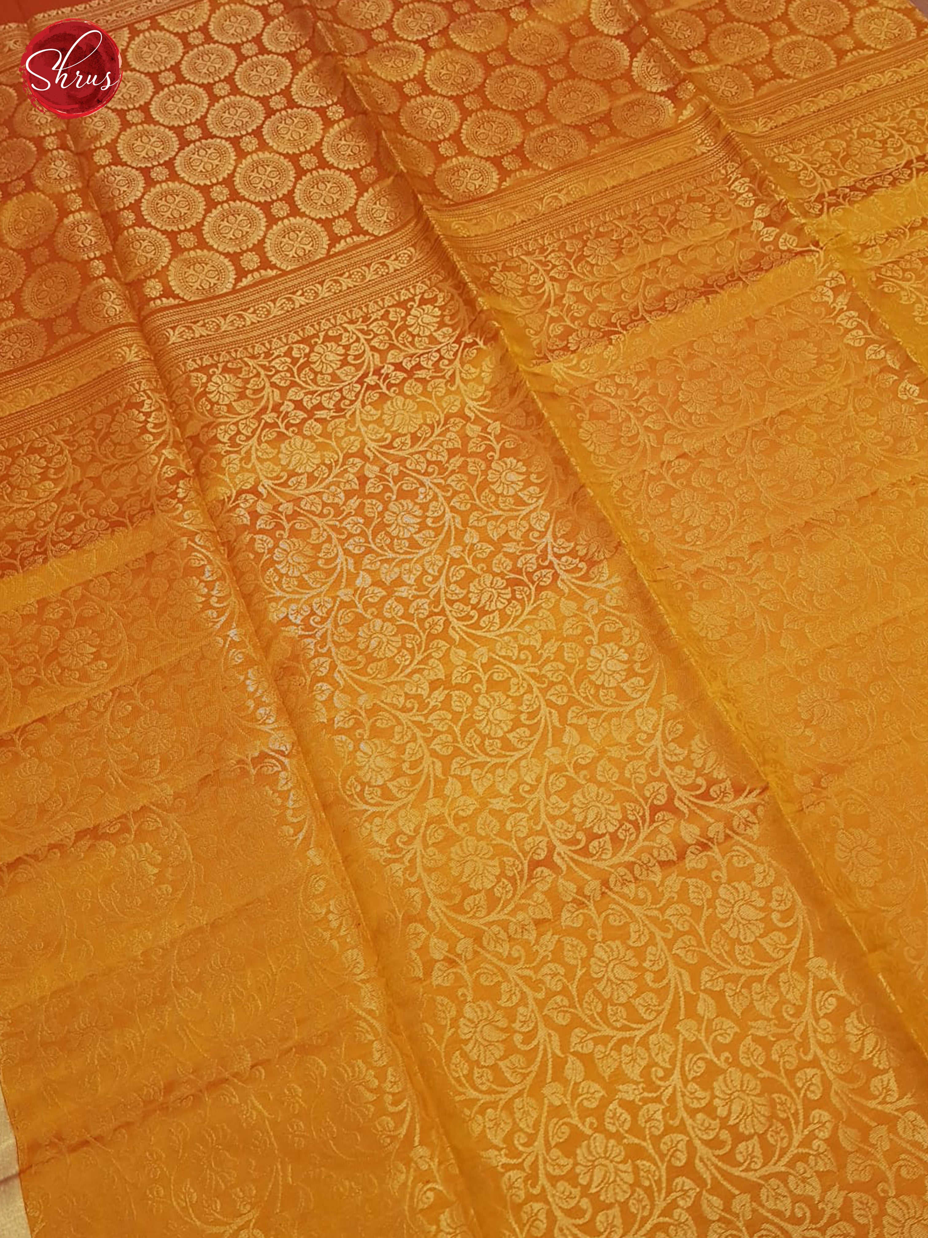 Orange(Single Tone)- Soft Silk Saree - Shop on ShrusEternity.com