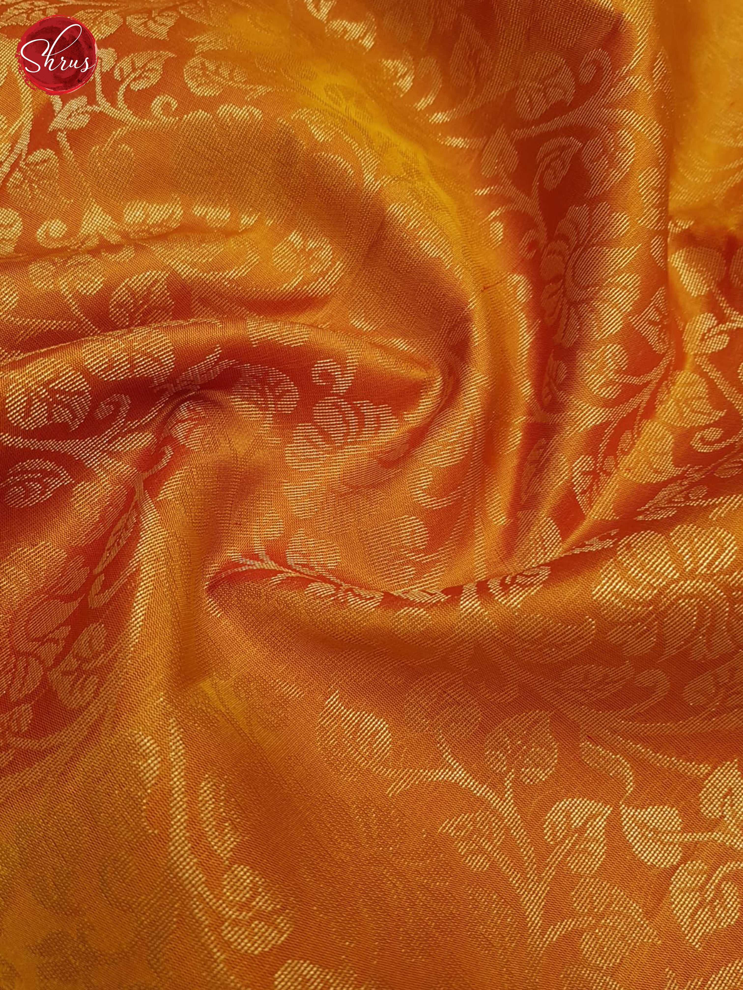 Orange(Single Tone)- Soft Silk Saree - Shop on ShrusEternity.com