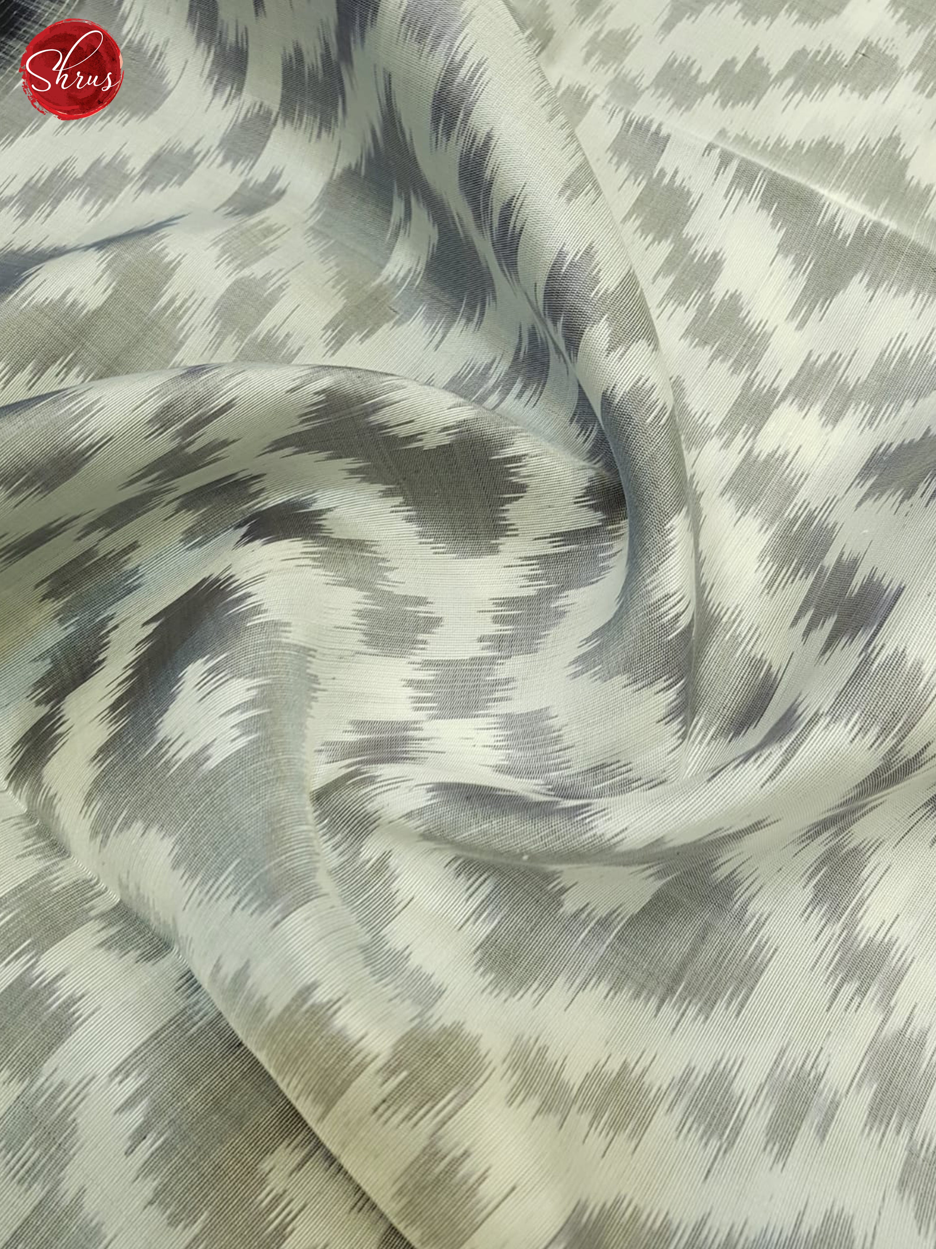 Cream And Black- Soft Silk Saree - Shop on ShrusEternity.com