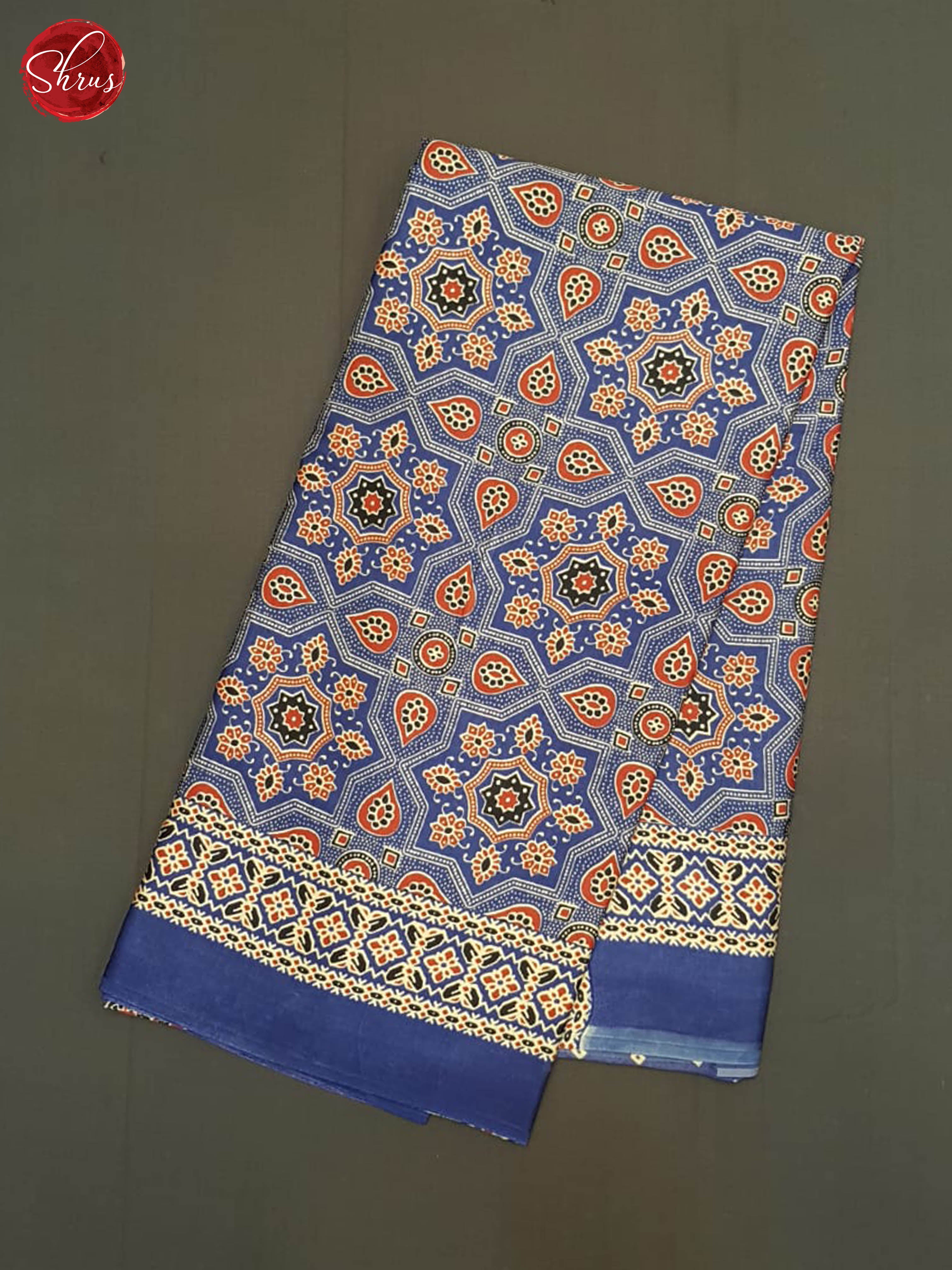 Blue - Modal Silk Saree - Shop on ShrusEternity.com