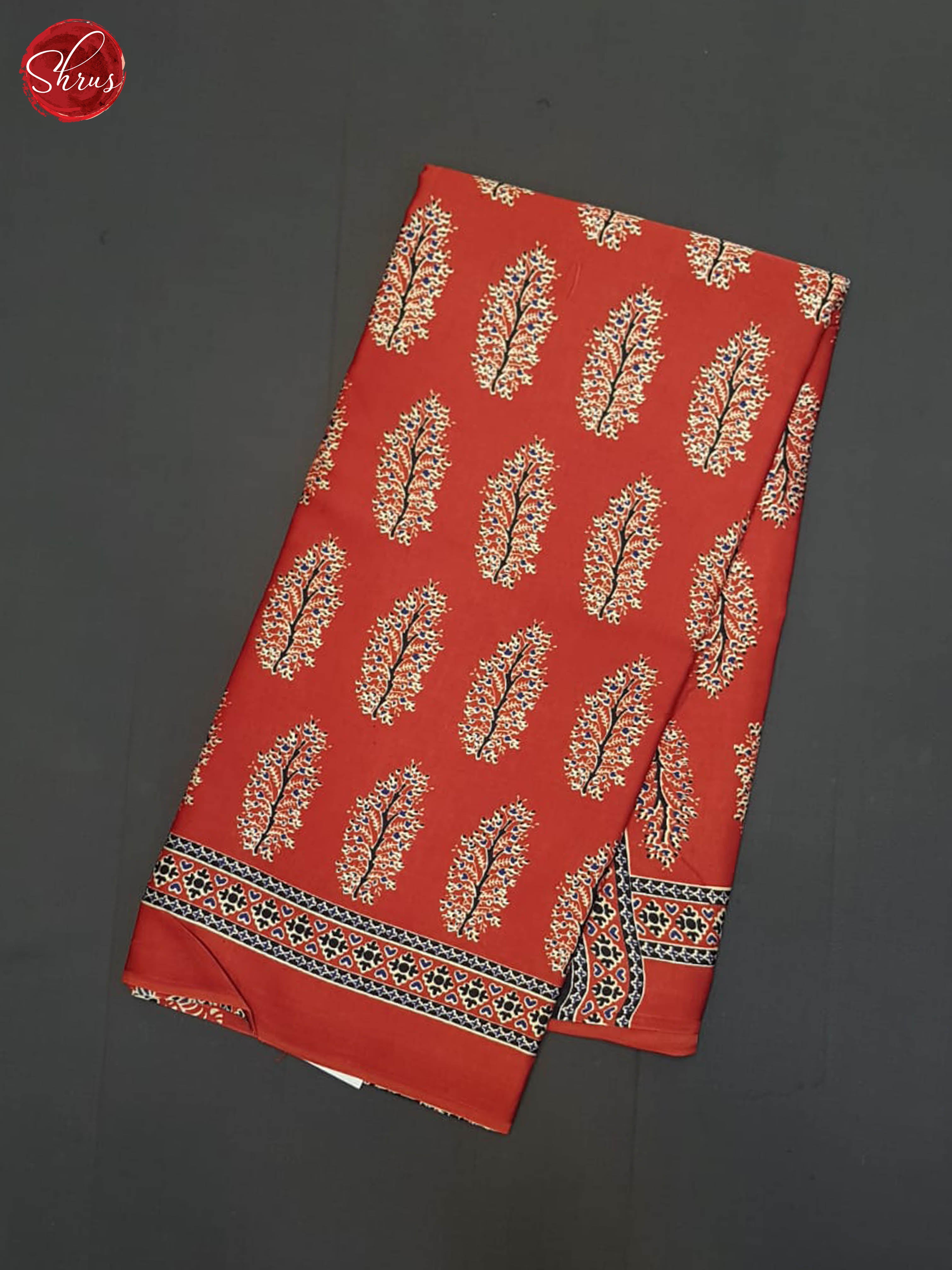 Red & Blue - Modal Silk Saree - Shop on ShrusEternity.com