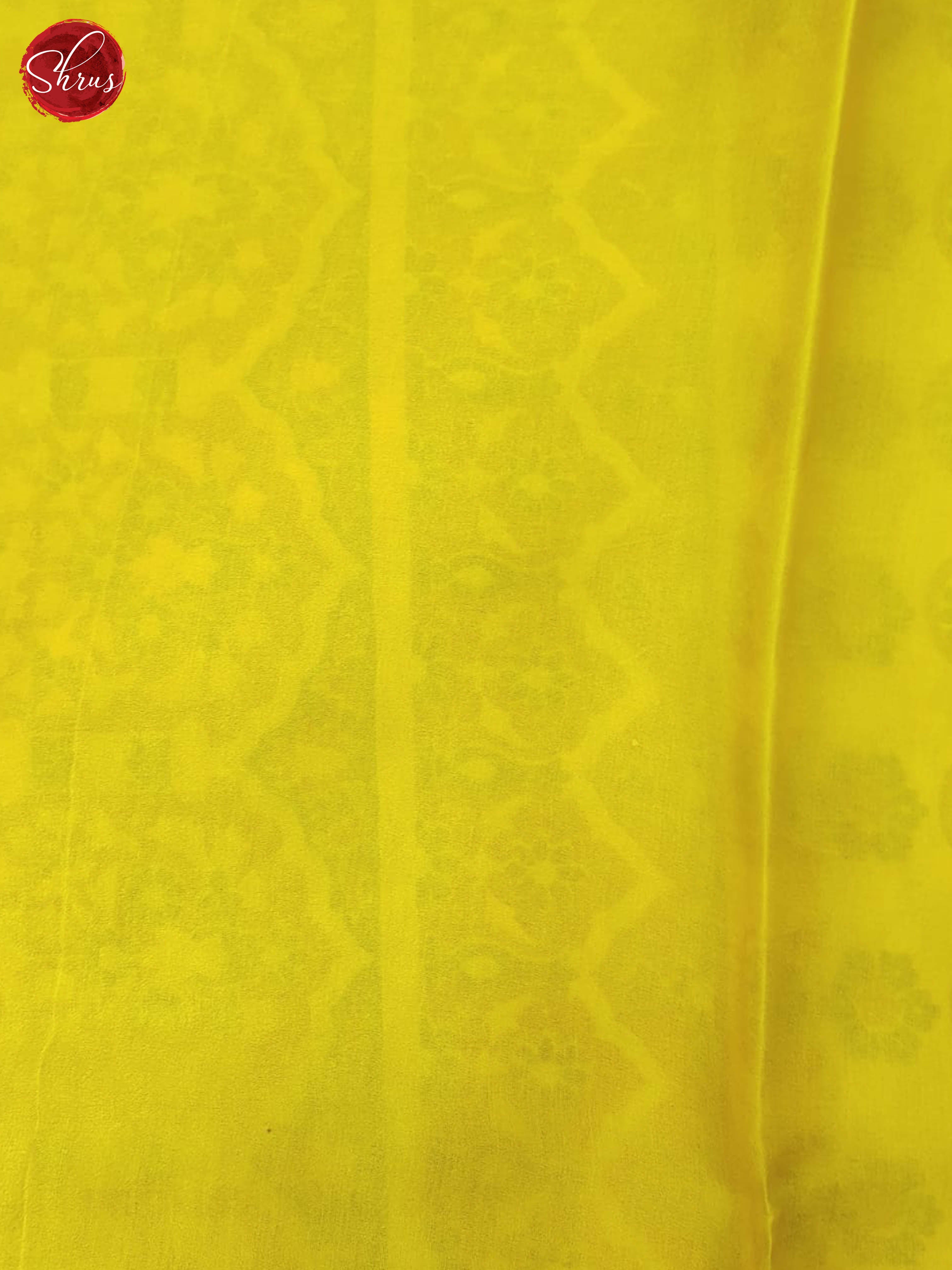 Yellow  - Modal Silk Saree - Shop on ShrusEternity.com