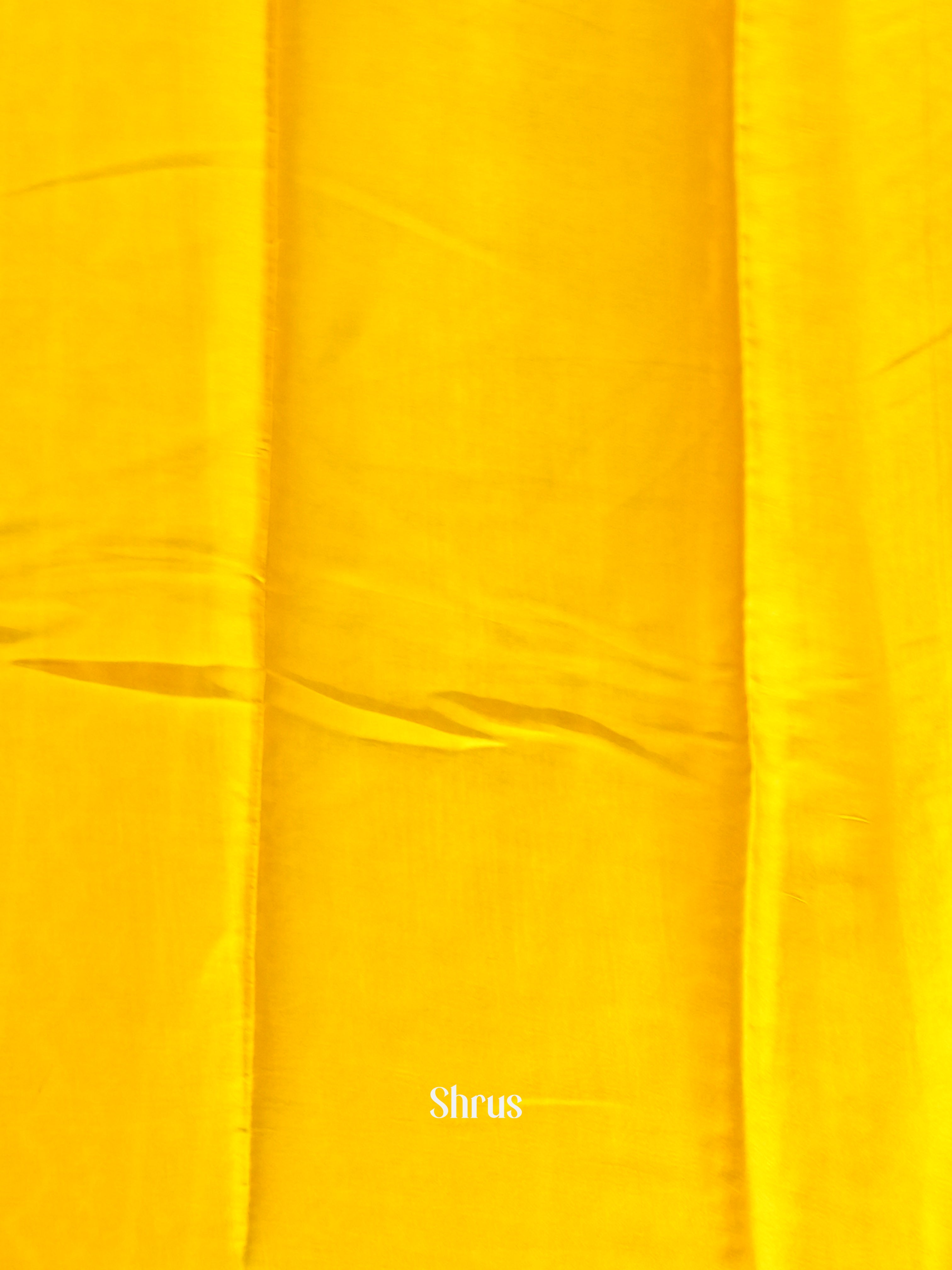 Yellow  - Modal Silk Saree