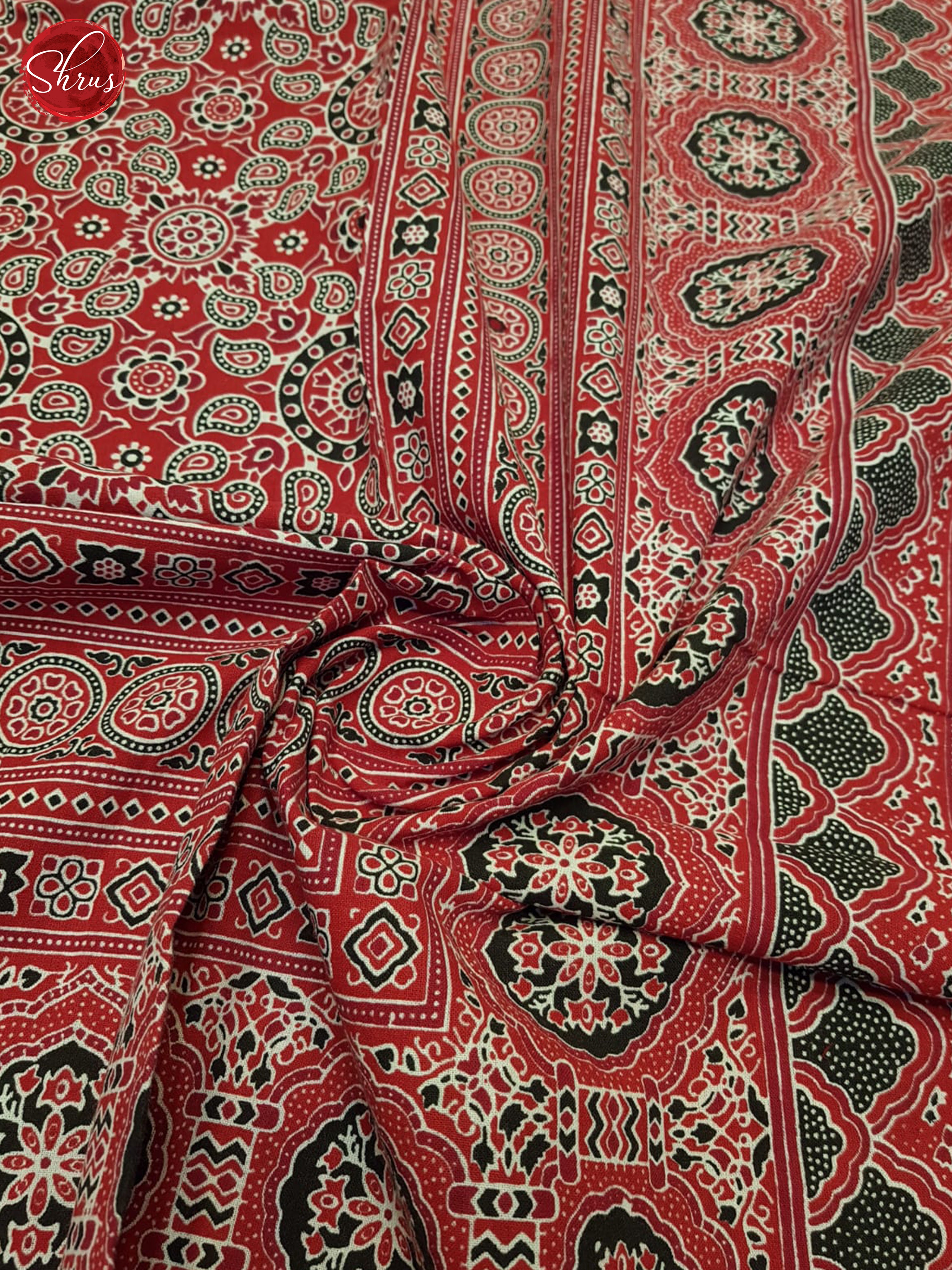 Reds - Jaipuri block printed Cotton Bed Spreads - Shop on ShrusEternity.com