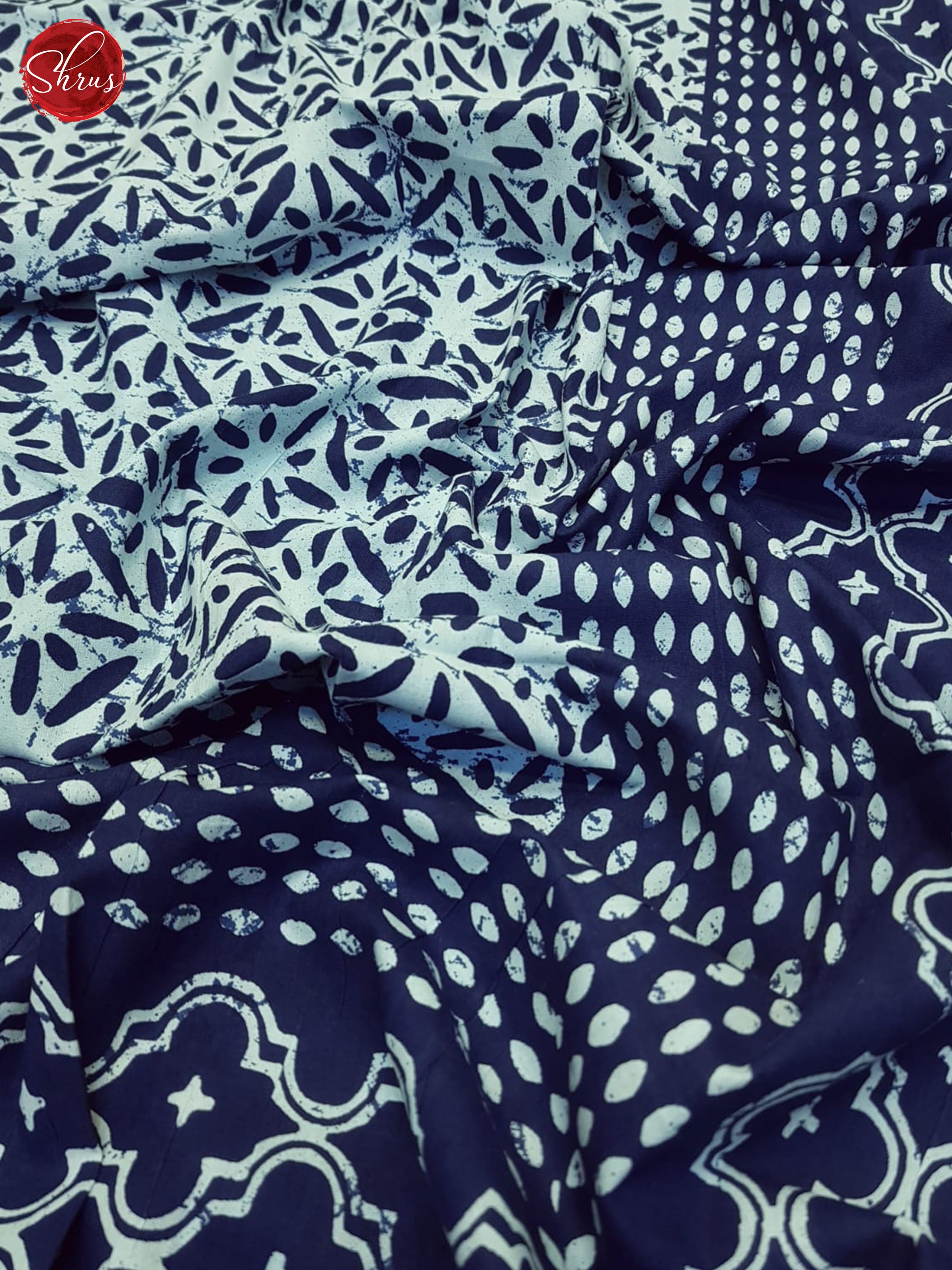 Blue- Jaipuri Block printed Bedsheet - Shop on ShrusEternity.com