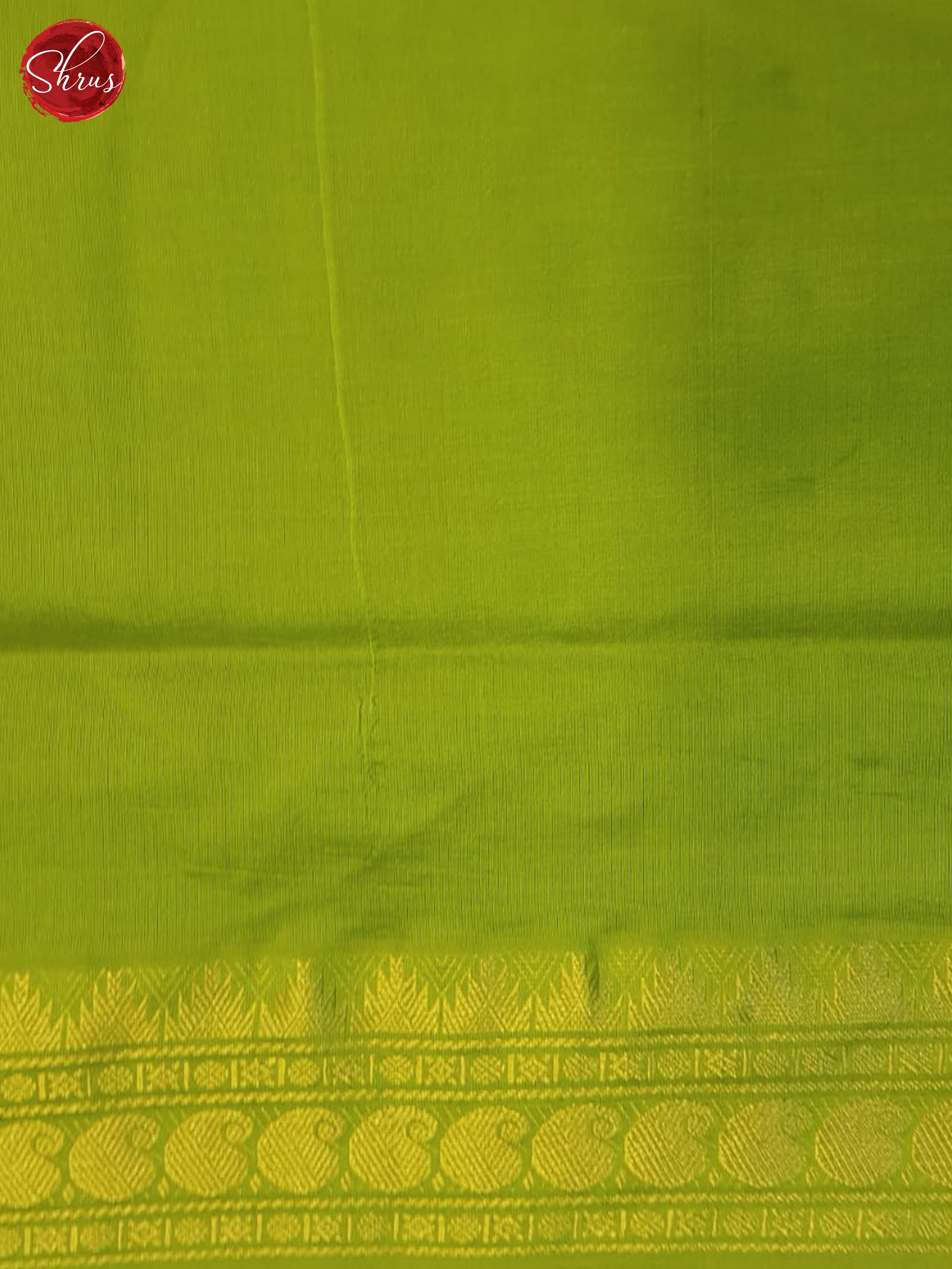 Blue And Green- Silk Cotton half-pure Saree - Shop on ShrusEternity.com
