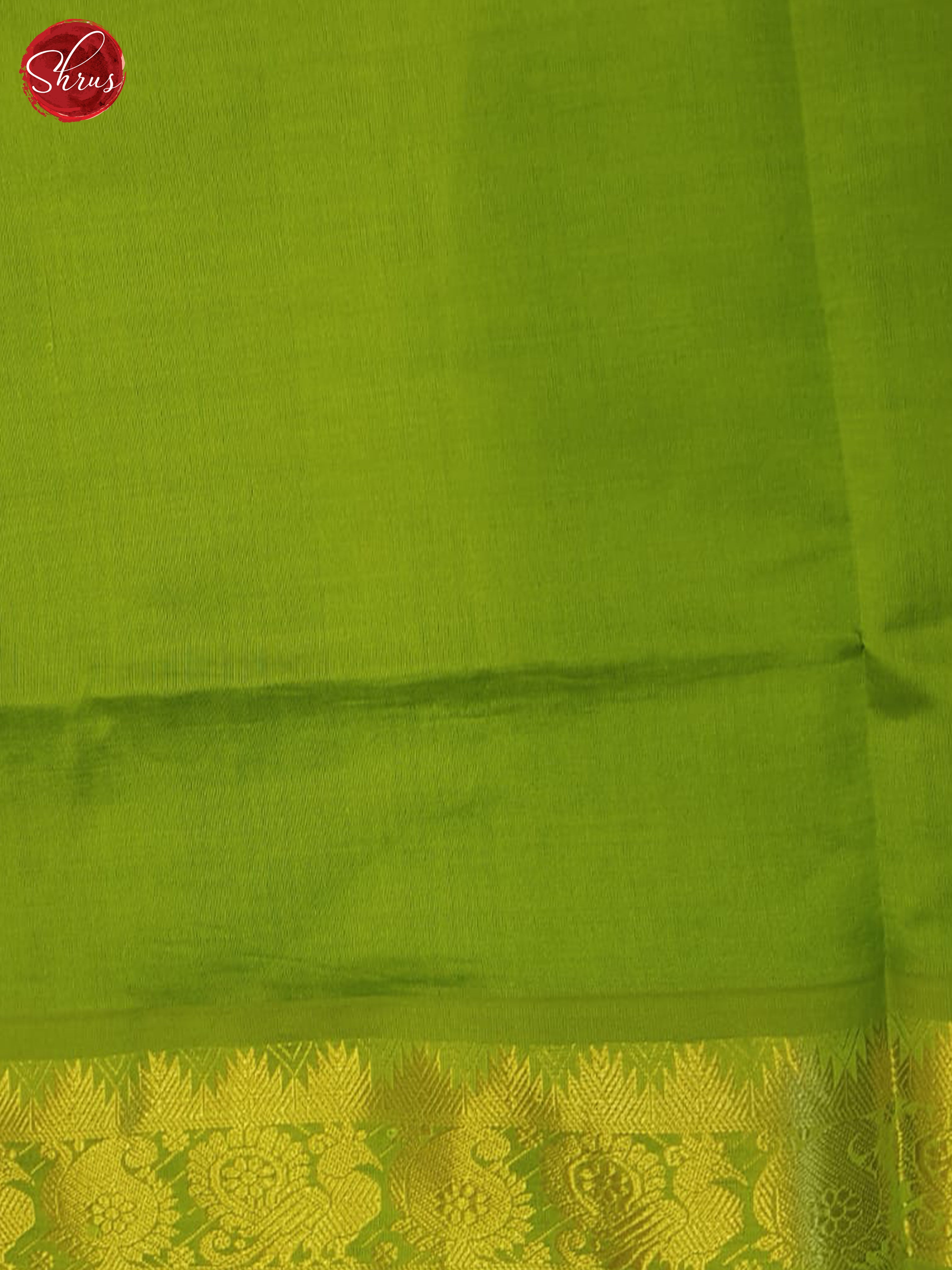 Peacock Neck And Green- Silk Cotton half-pure Saree - Shop on ShrusEternity.com