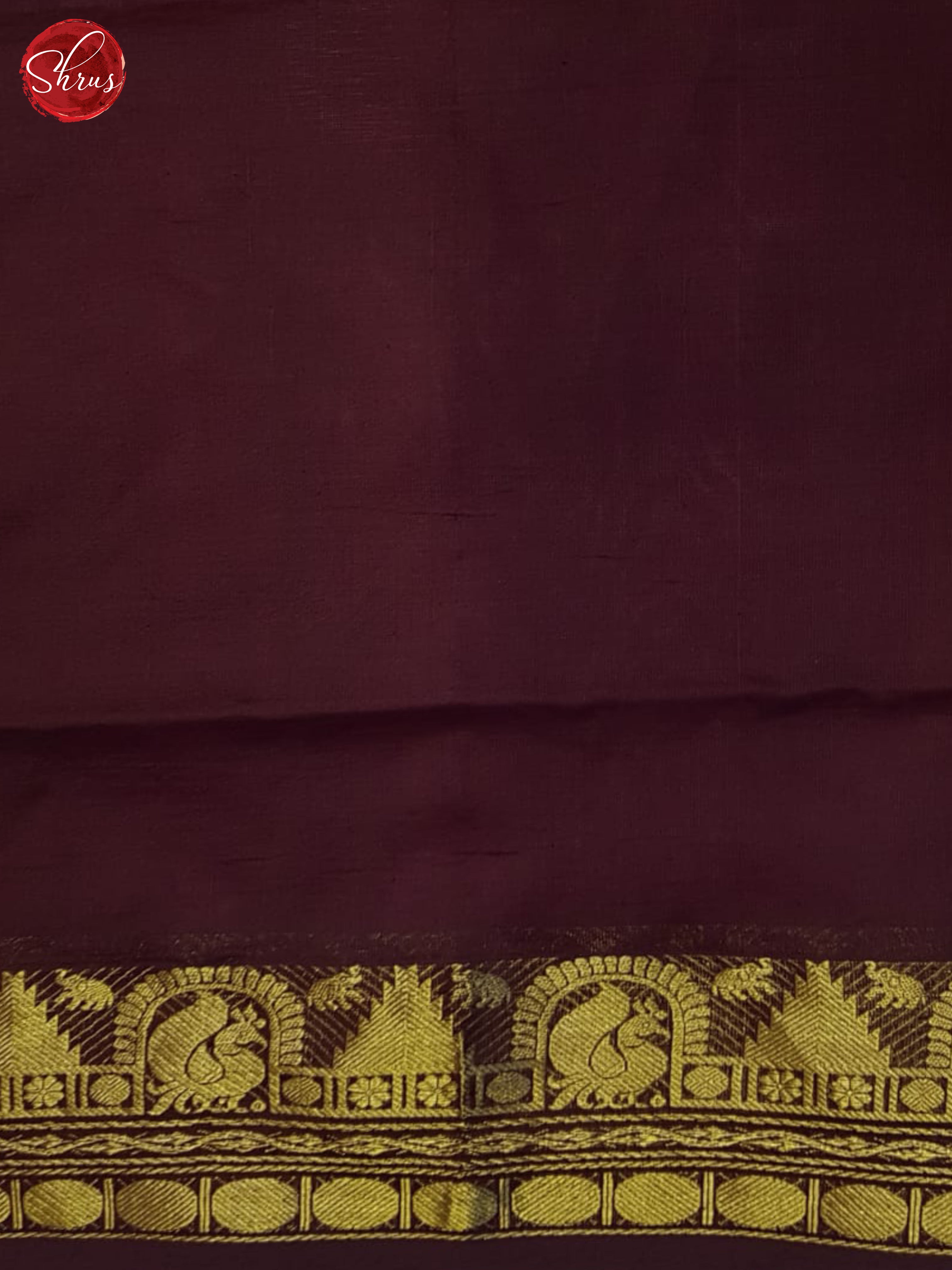 Pink And Brown- Silk Cotton Half-pure Saree - Shop on ShrusEternity.com