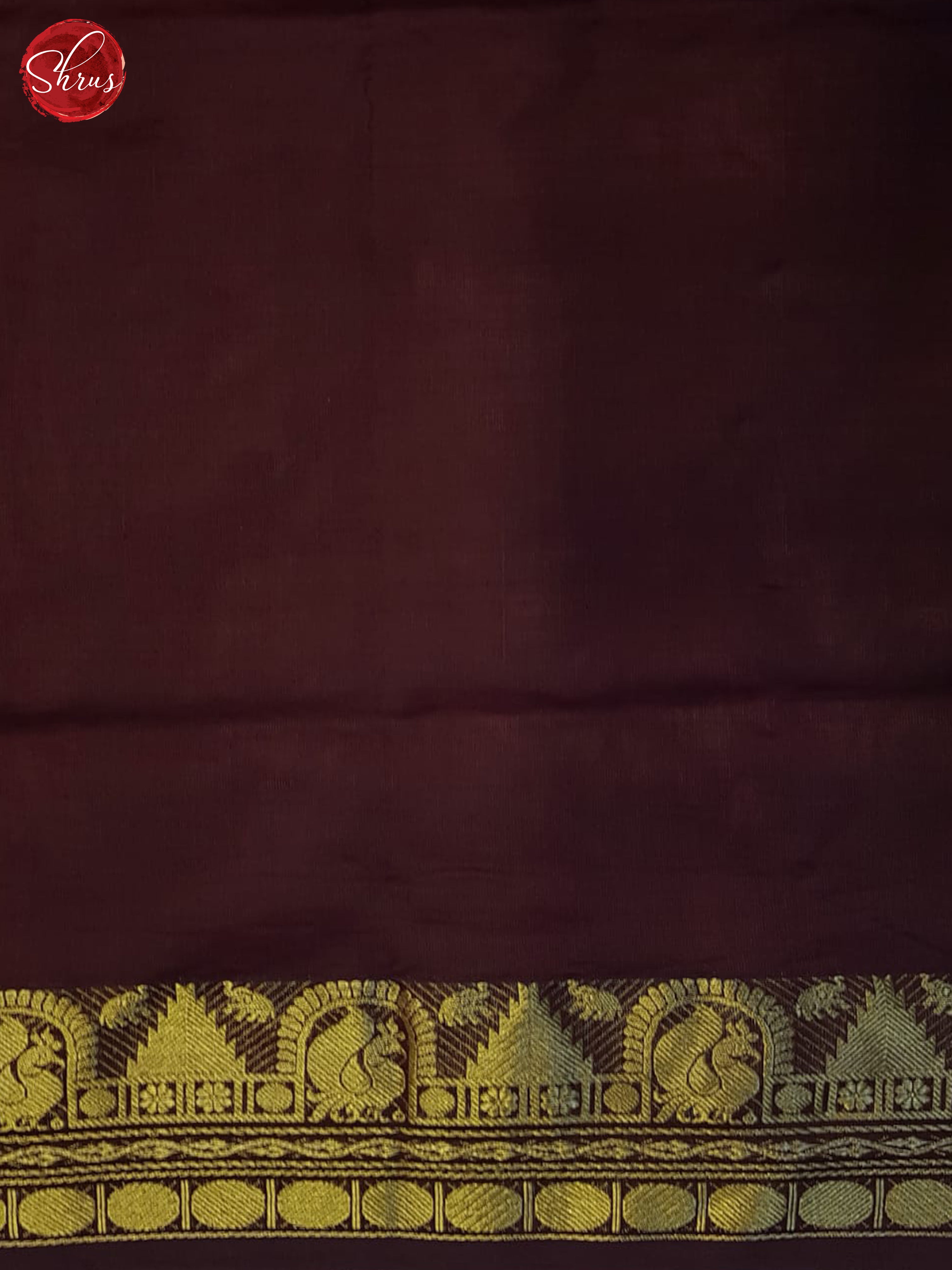 Pink And Brown- Silk Cotton Half- pure Saree - Shop on ShrusEternity.com