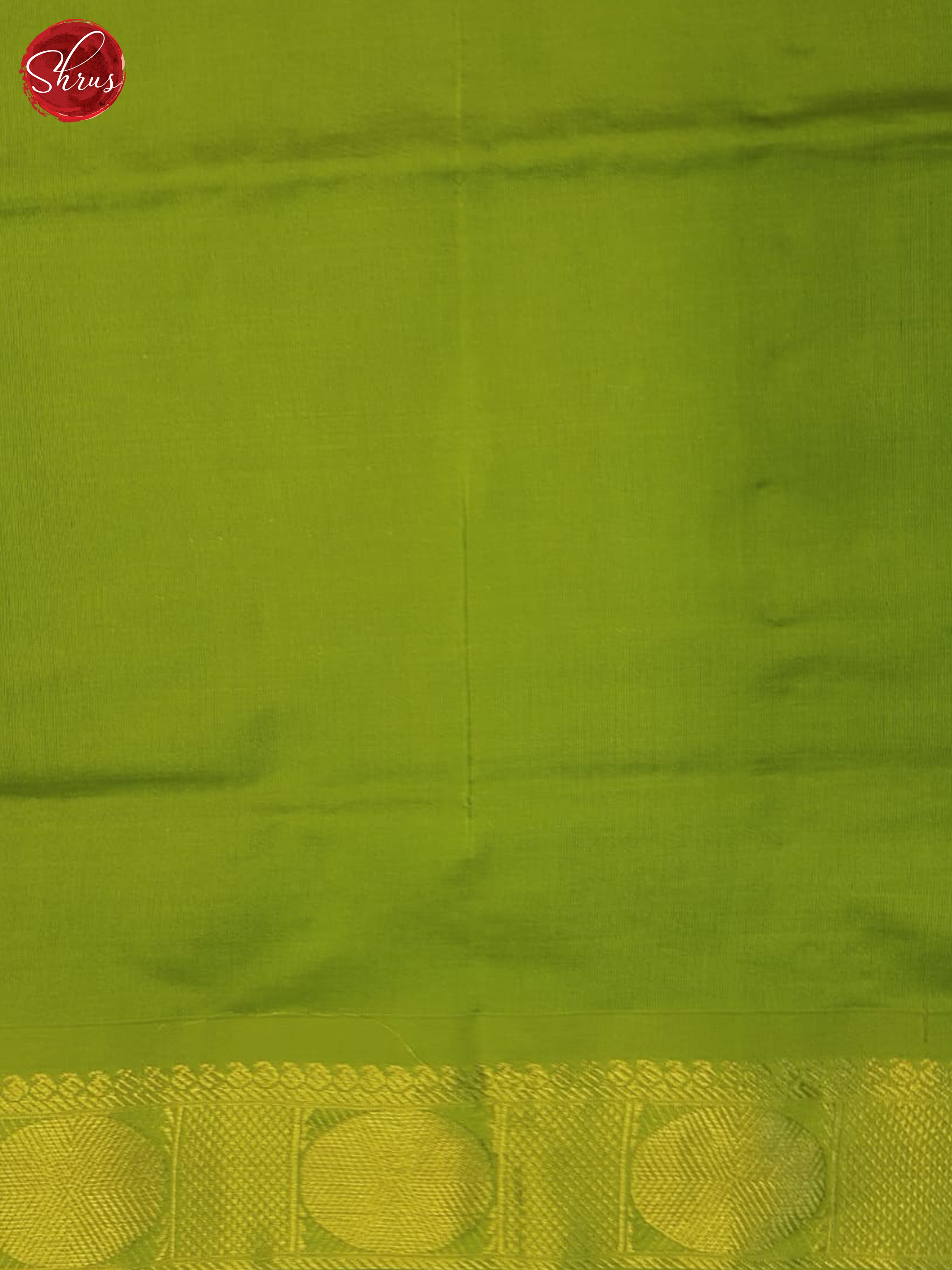 Blue And Green- Silk Cotton Half-pure Saree - Shop on ShrusEternity.com