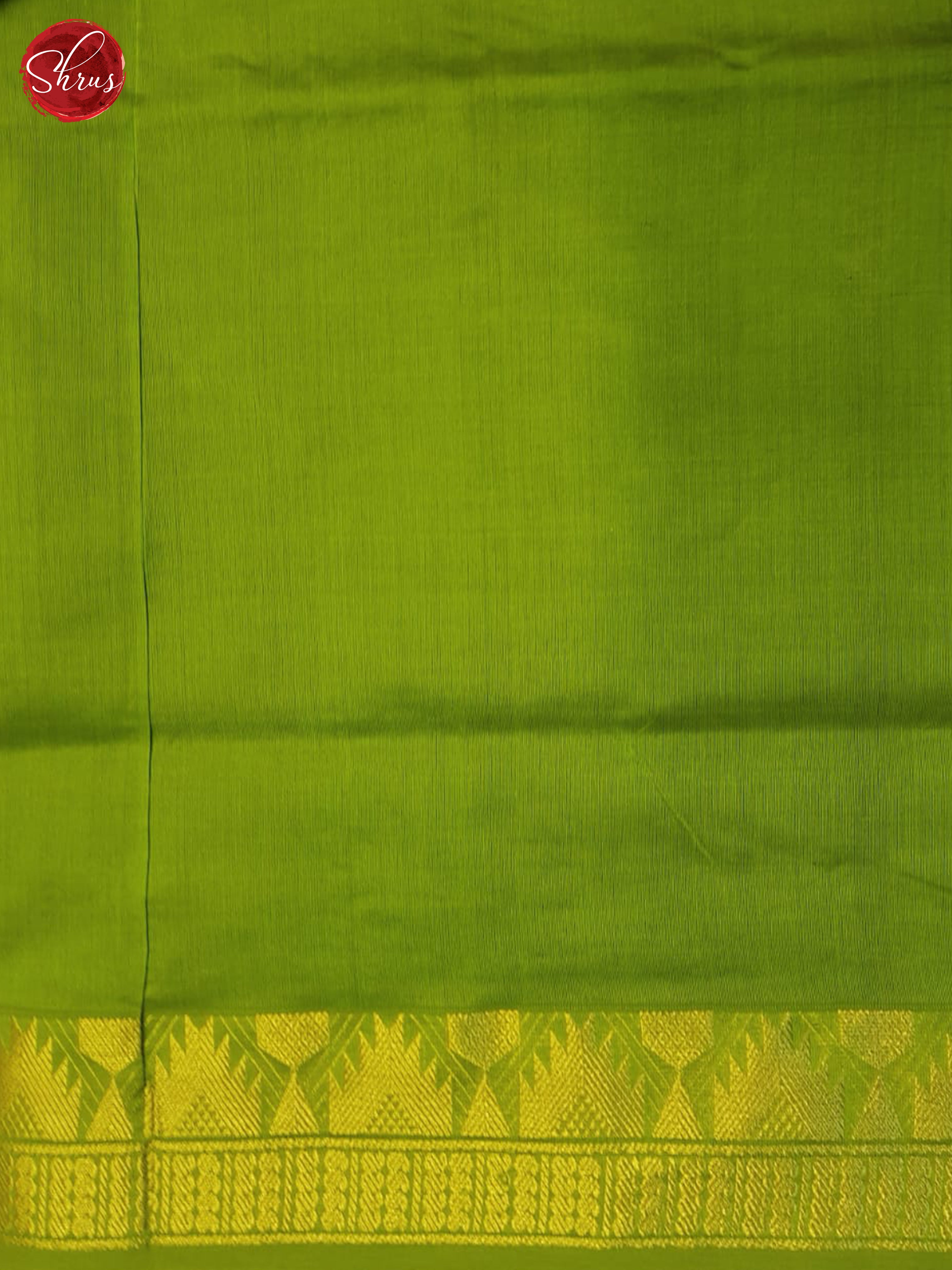 Blue And Green- Silk Cotton Half pure Saree - Shop on ShrusEternity.com