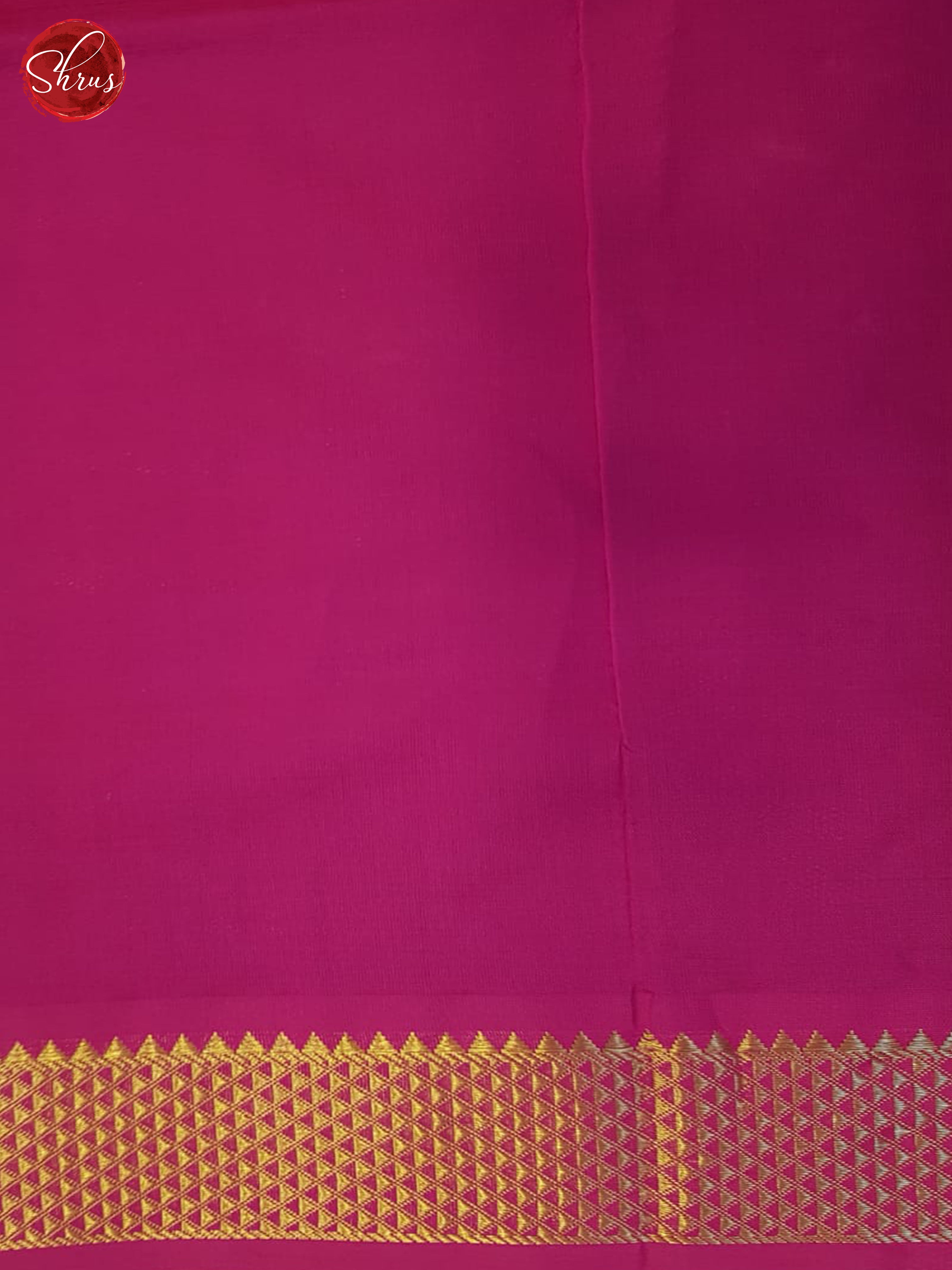 Brown And Pink-Silk Cotton Half-pure Saree - Shop on ShrusEternity.com