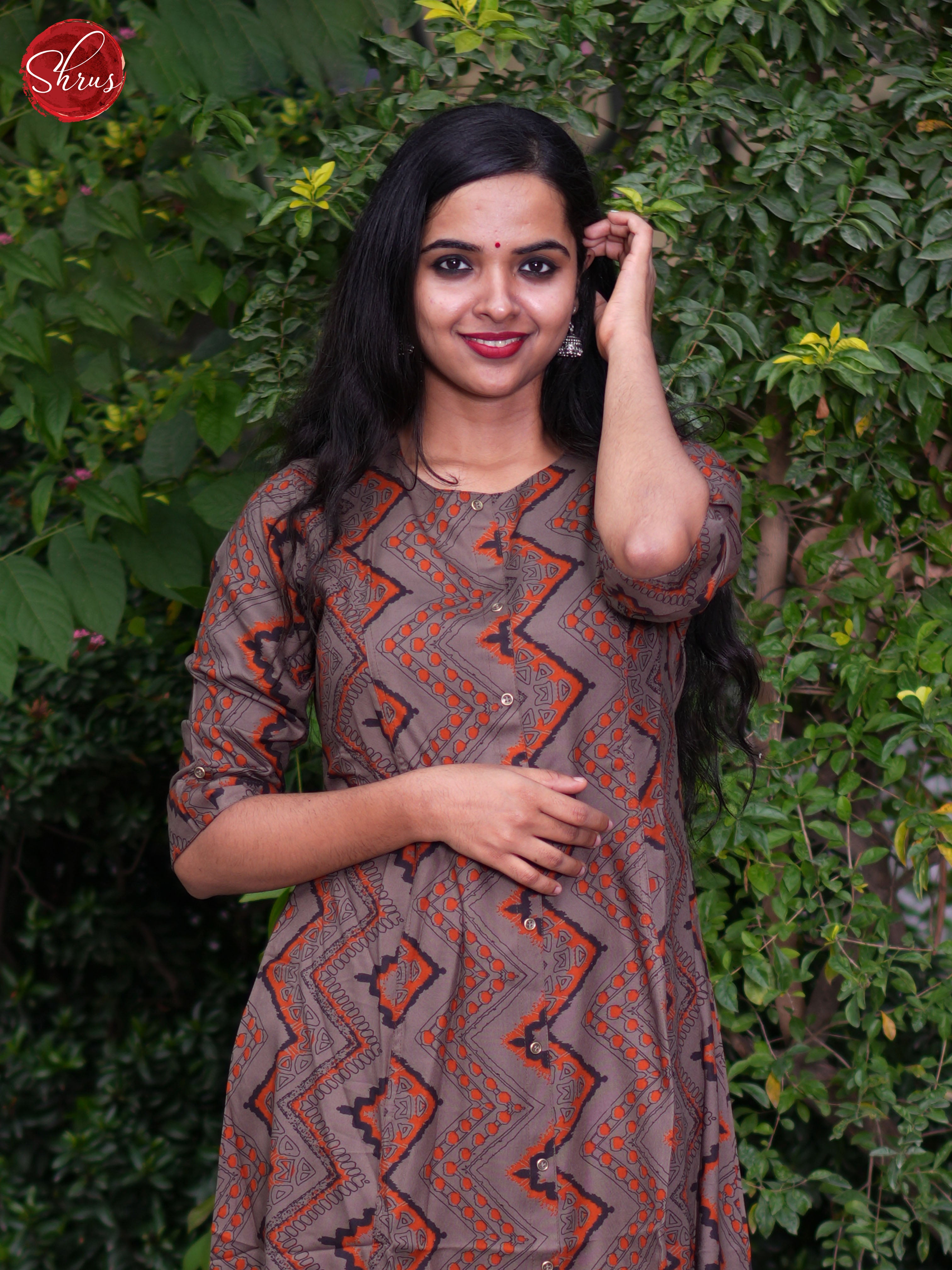 Grey- Readymade Kurti - Shop on ShrusEternity.com