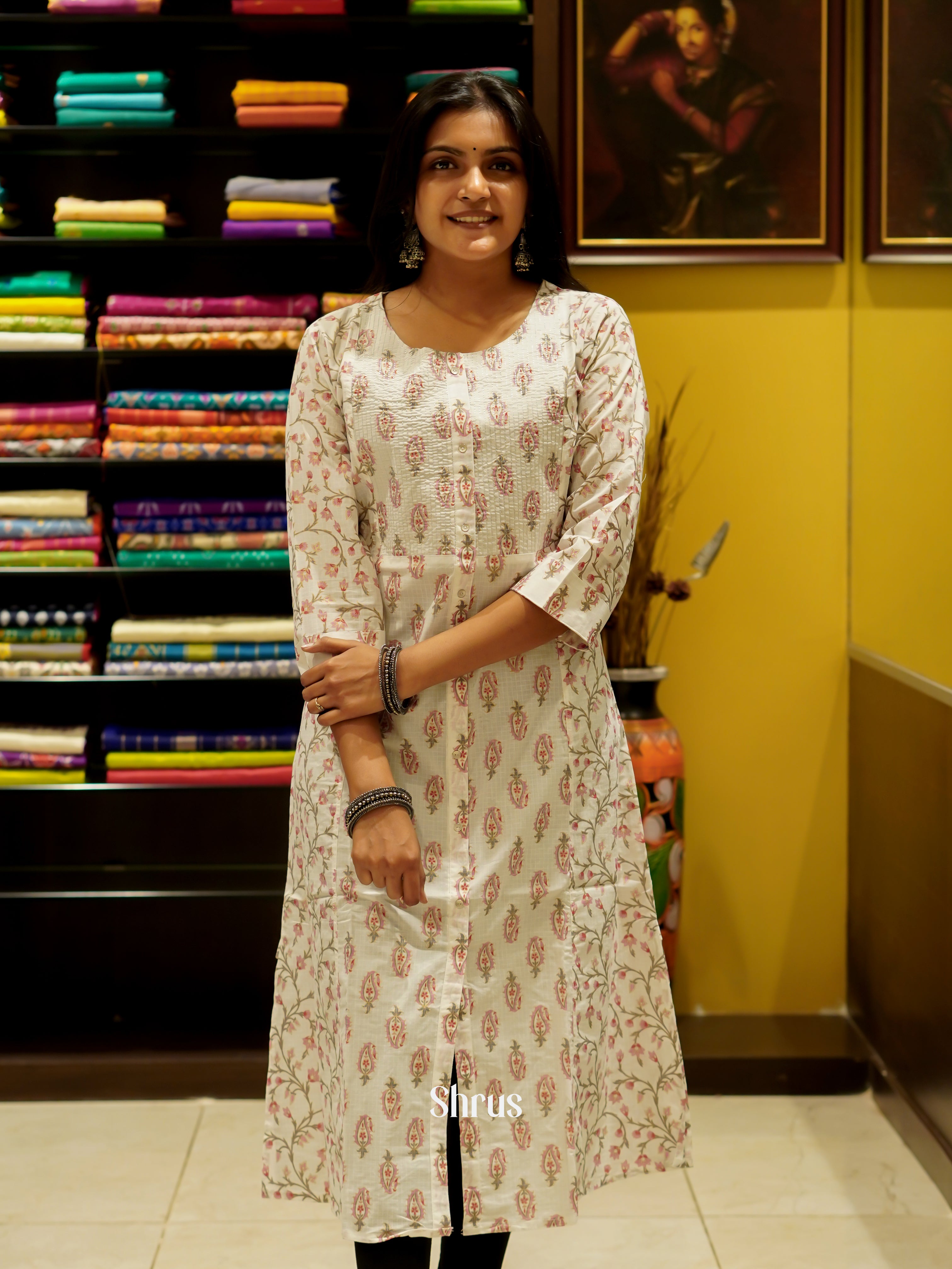 Cream - Redaymade Kurti