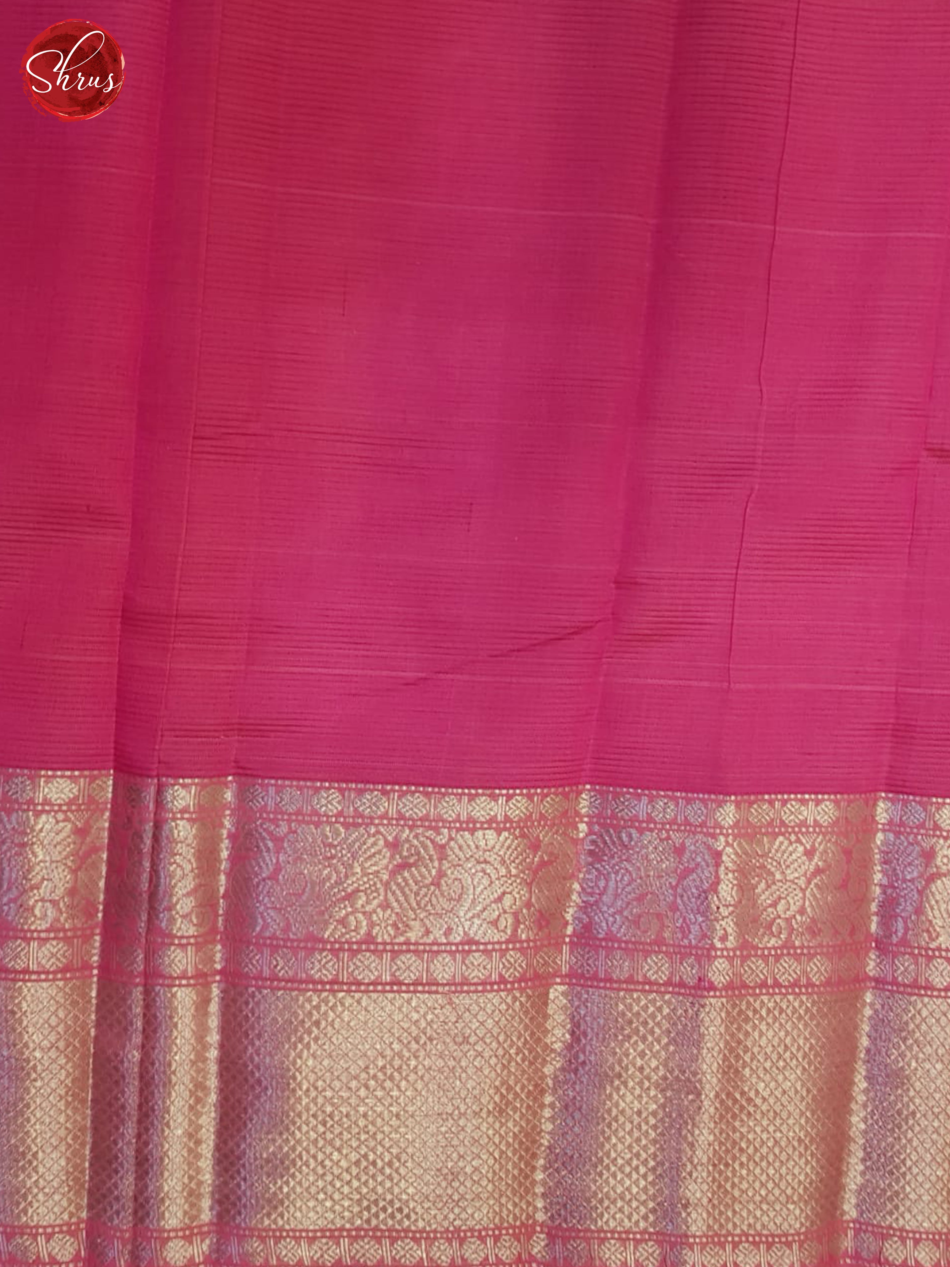 Pink(single tone)-Mangalagiri silk cotton - Shop on ShrusEternity.com