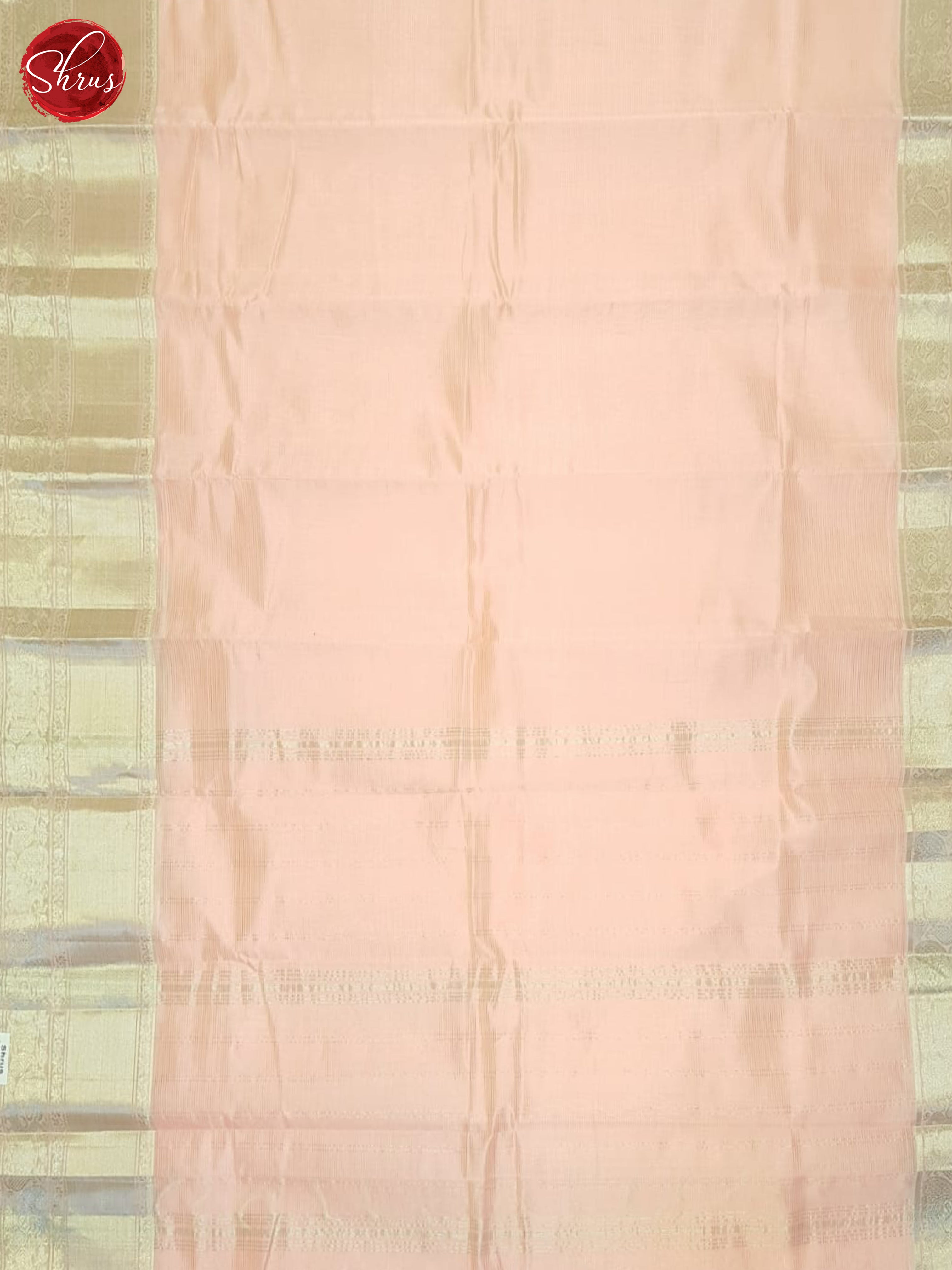Baby Pink(single tone)-Mangalagiri Silk Cotton Saree - Shop on ShrusEternity.com
