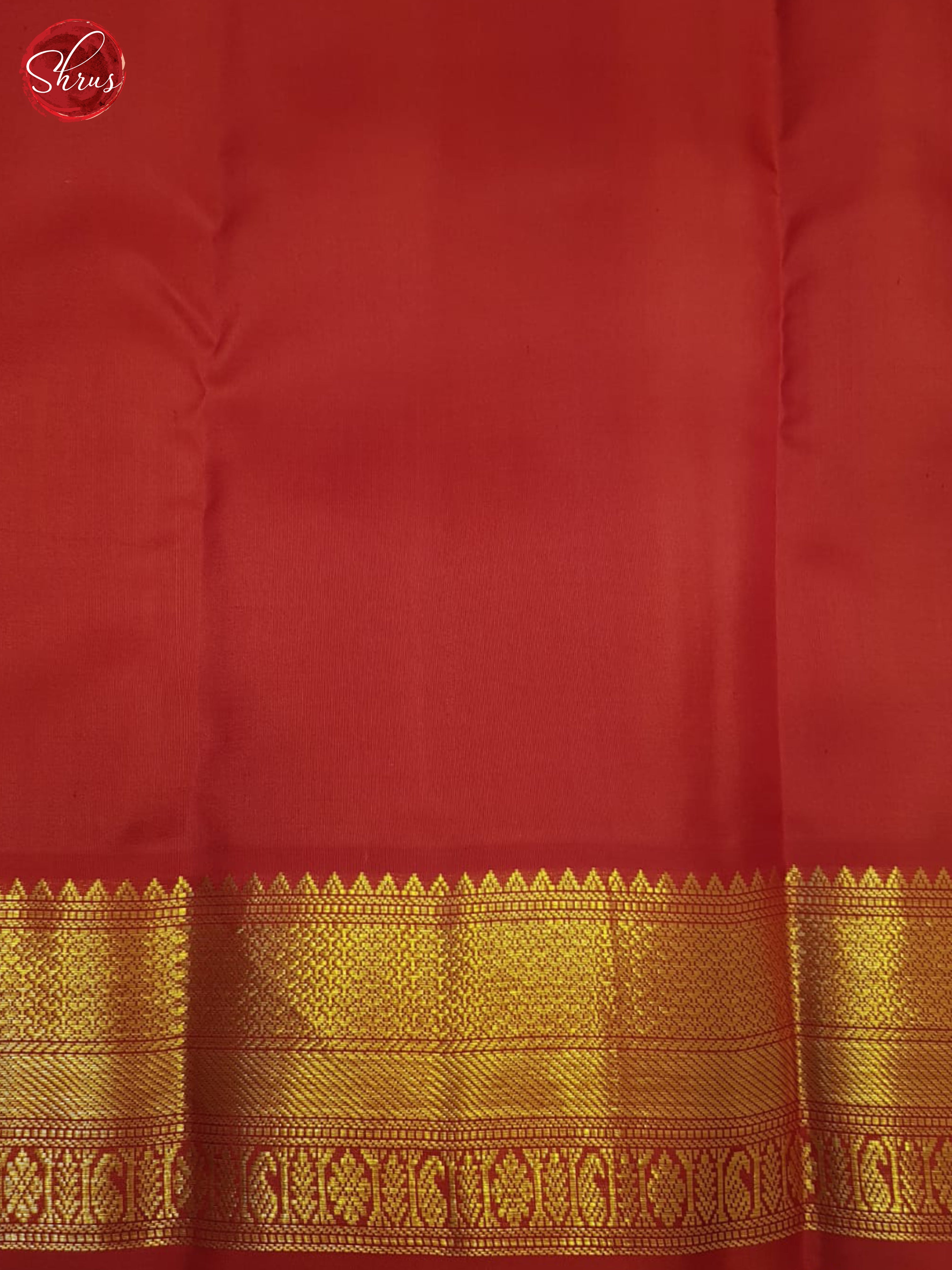 Teal Green And Red- Kanchipuram Silk Saree - Shop on ShrusEternity.com
