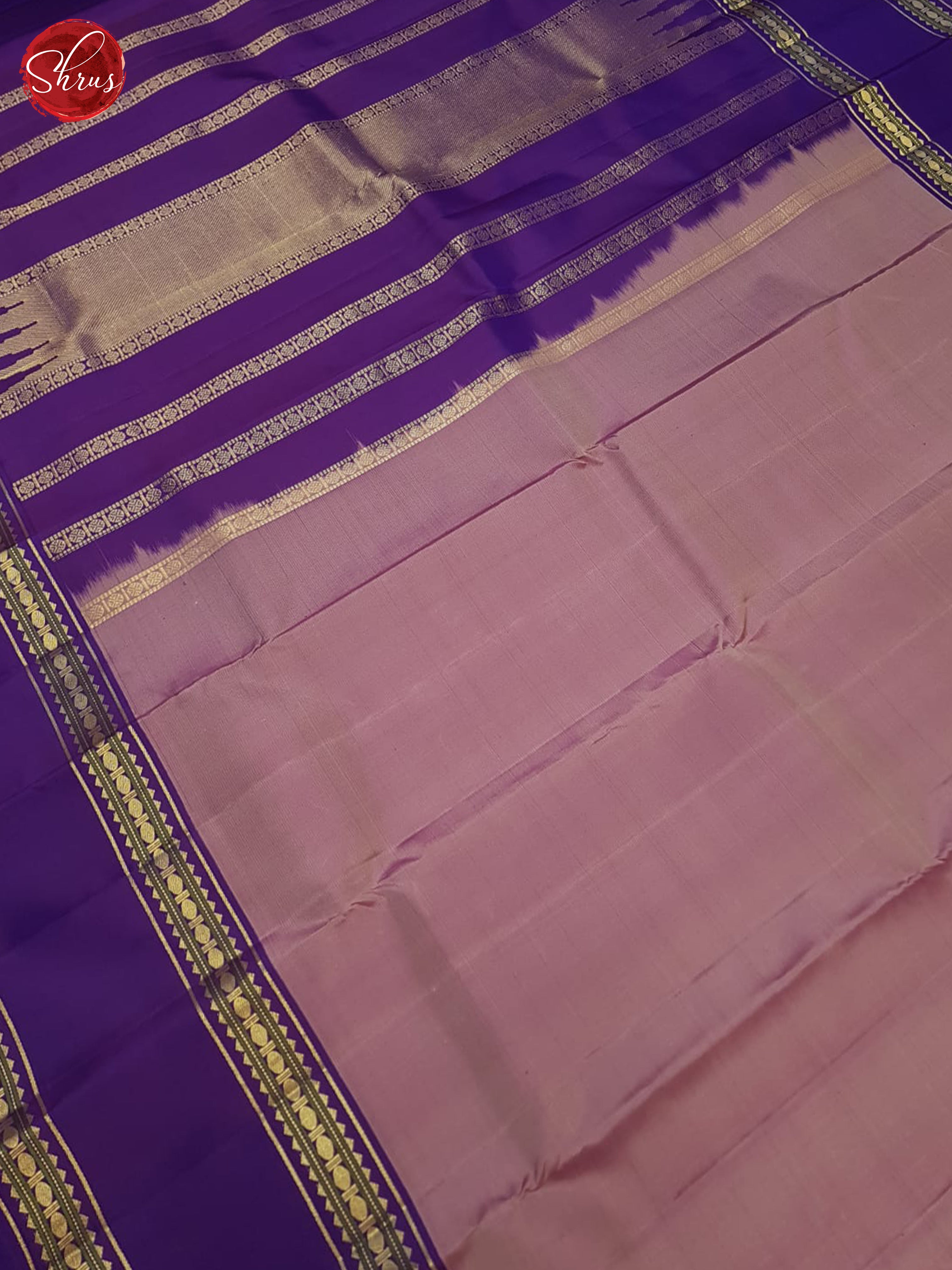 Onion Pink And Purple- Kanchipuram Silk Saree - Shop on ShrusEternity.com