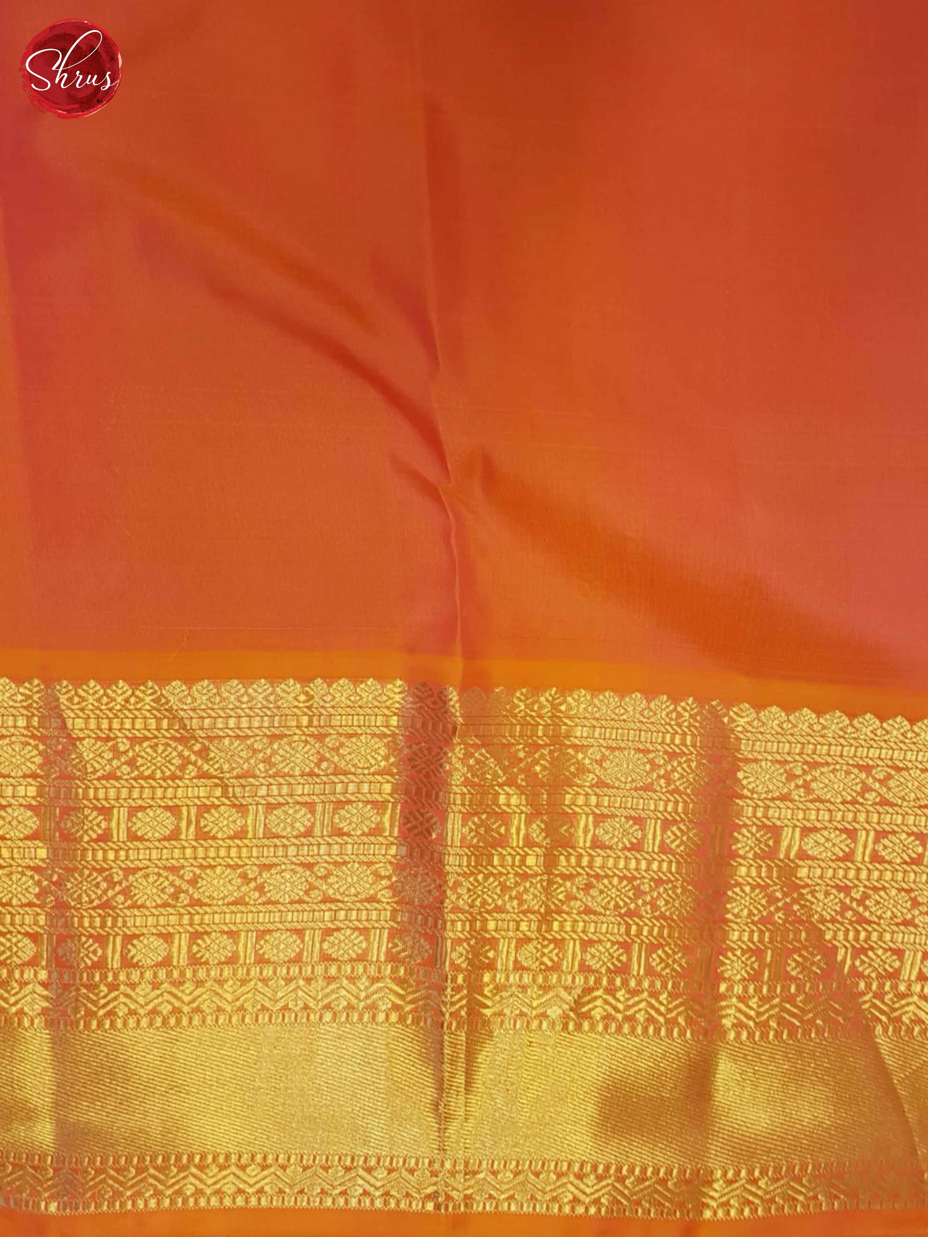 Wine And Orange- Kanchipuram SIlk Saree - Shop on ShrusEternity.com