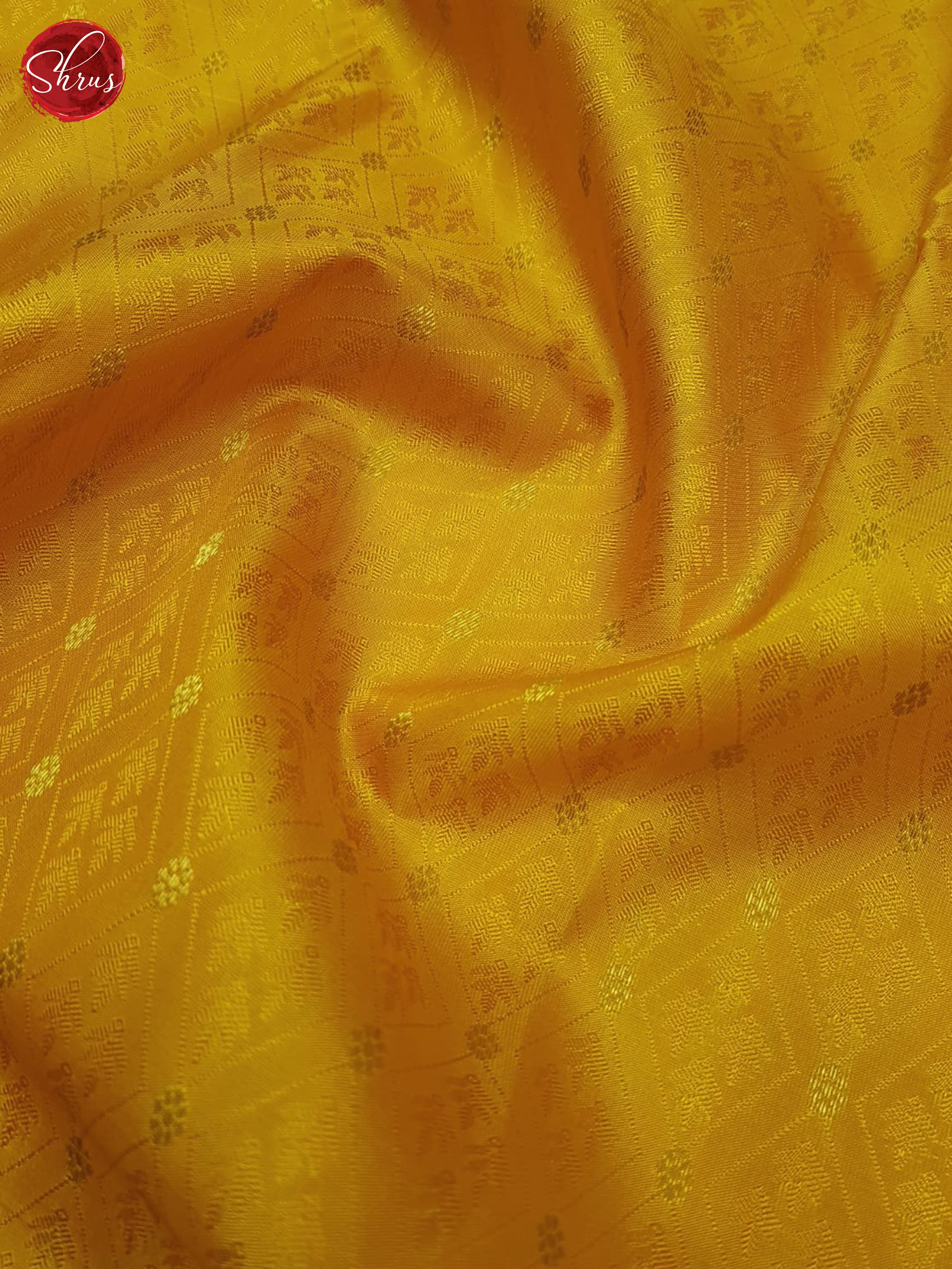 Mustard And Purple- Kanchipuram Silk Saree - Shop on ShrusEternity.com