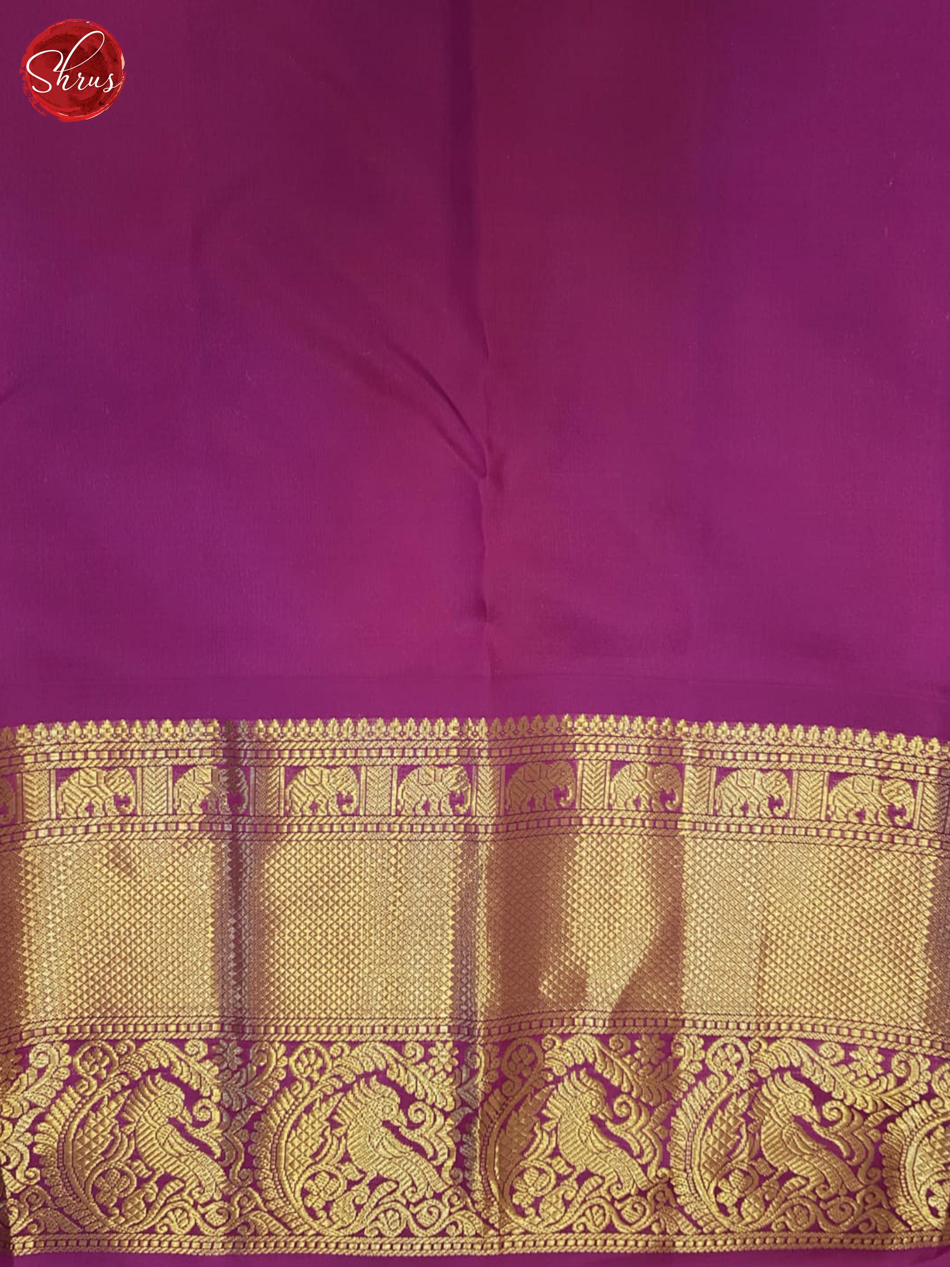 Blue And Purple- Kanchipuram Silk Saree - Shop on ShrusEternity.com