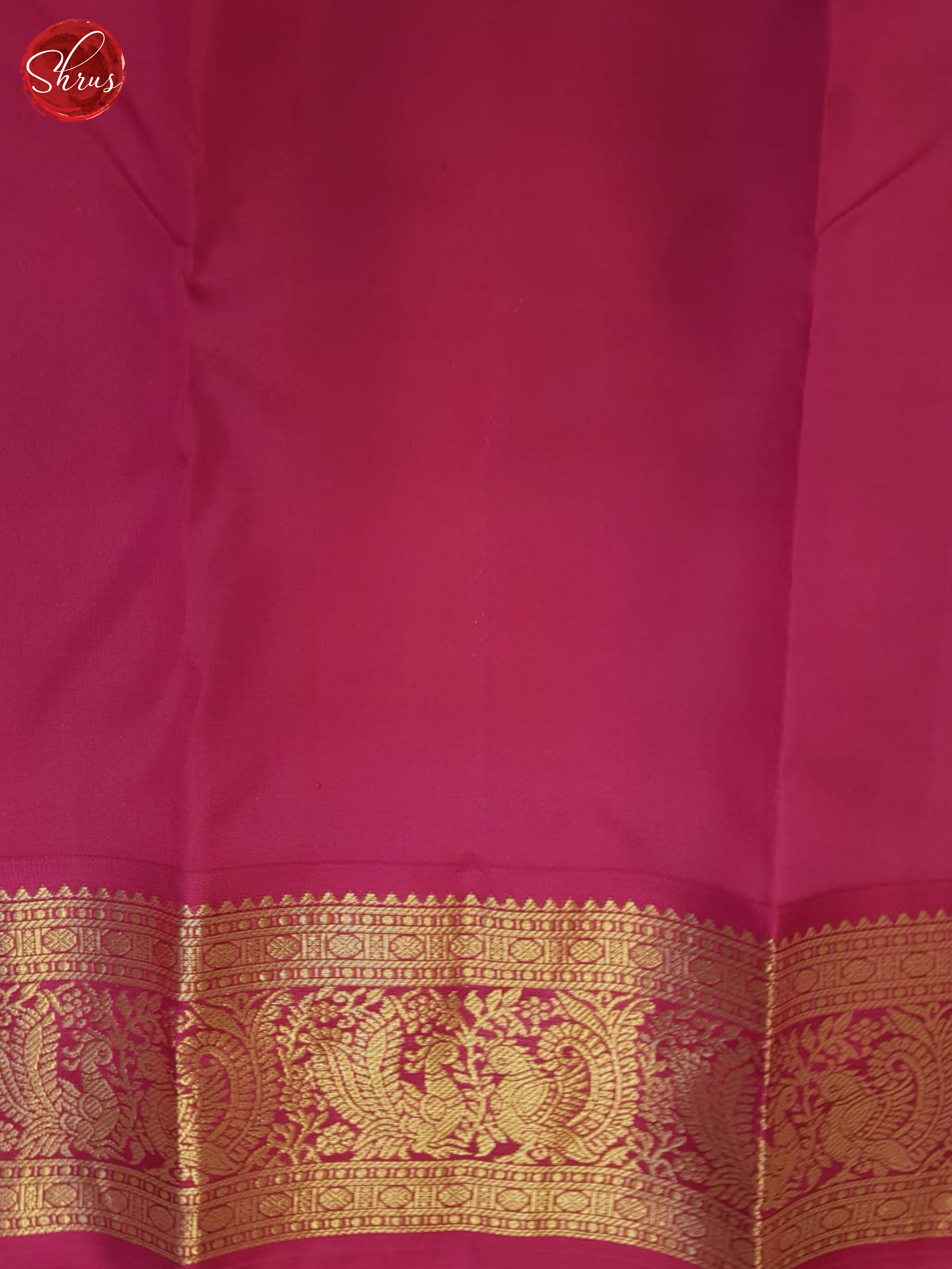 Blue & Pink- Kanchipuram Silk Saree - Shop on ShrusEternity.com