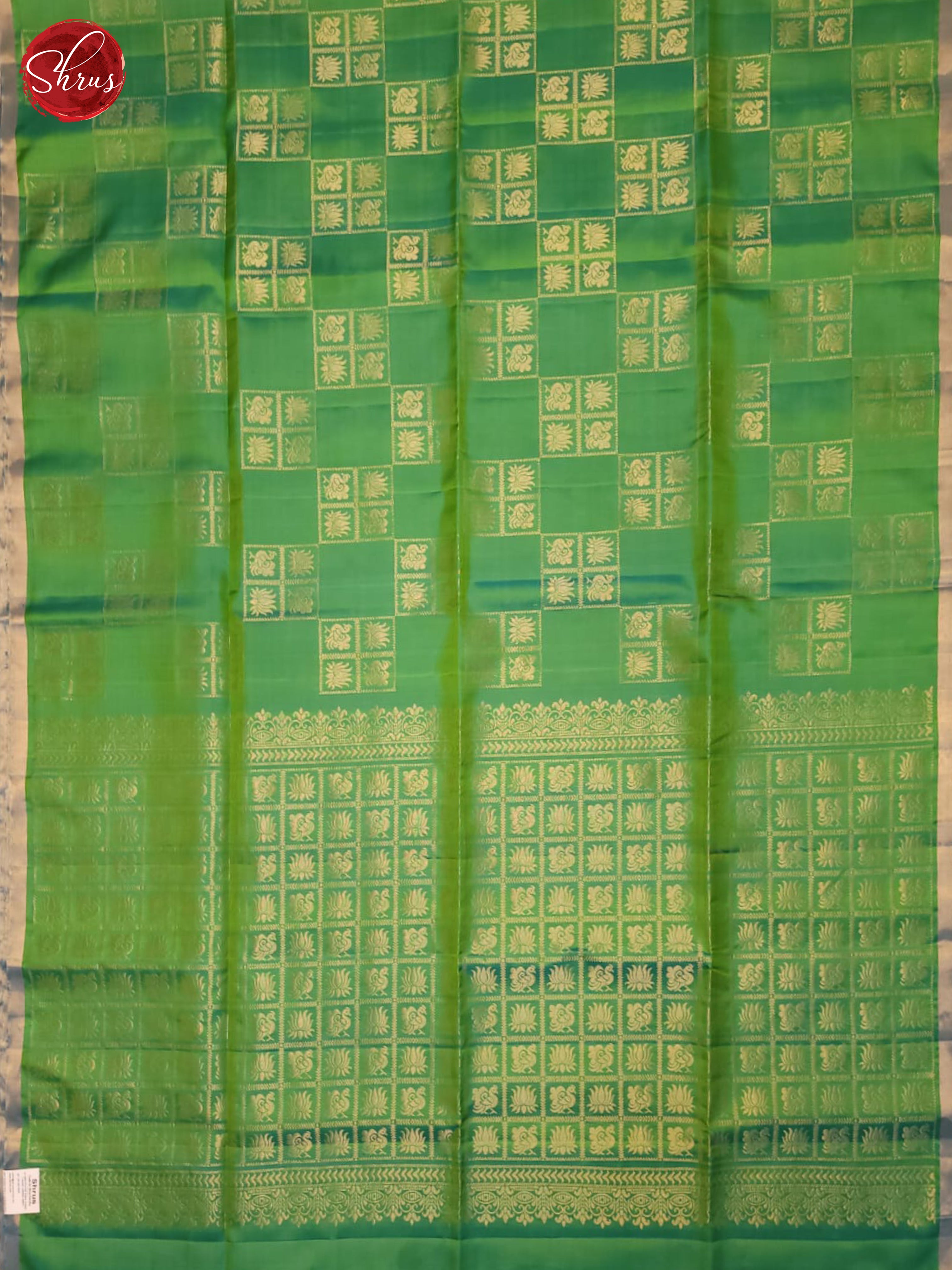 Green(Single Tone)- Soft silk Saree - Shop on ShrusEternity.com