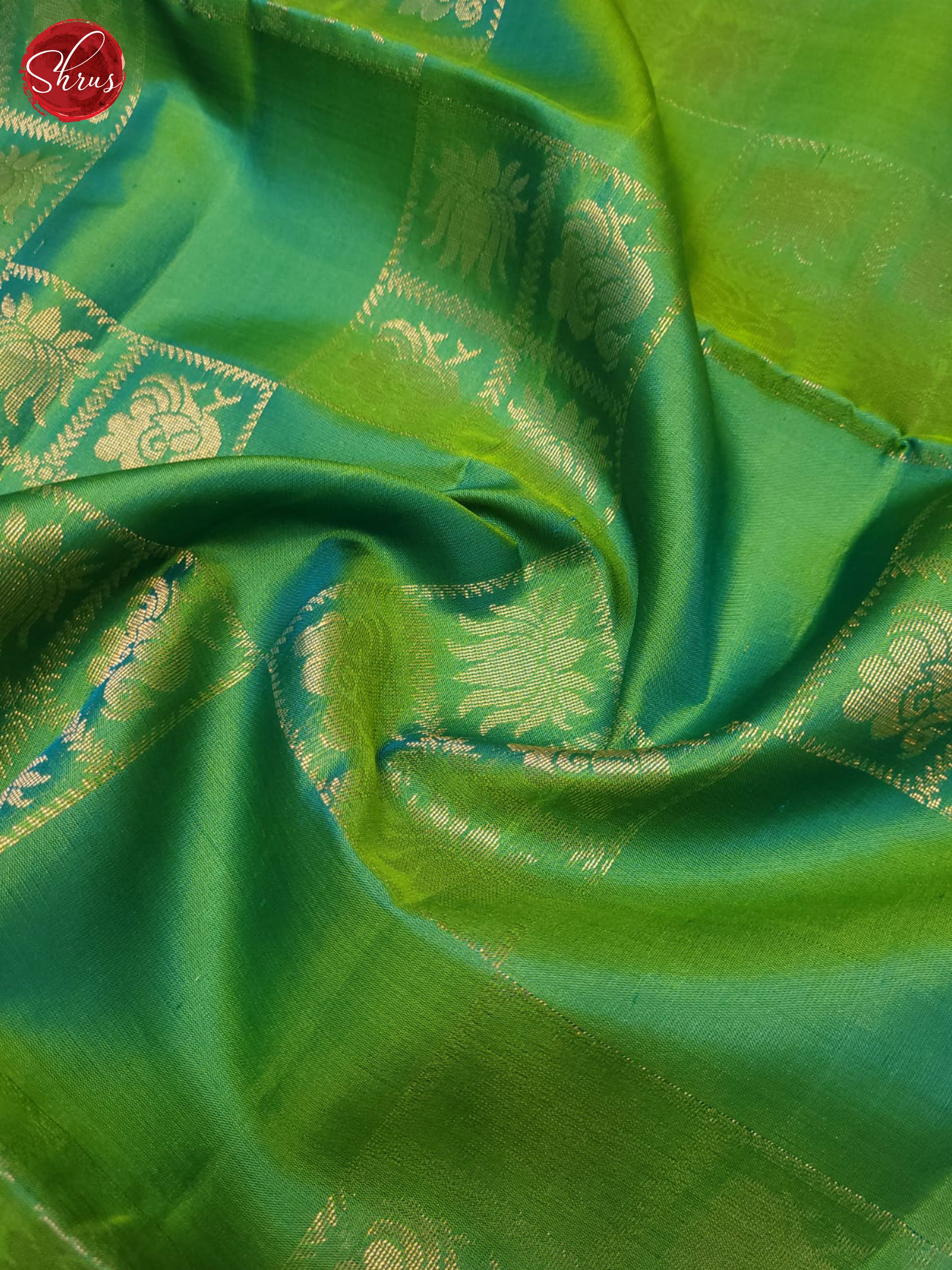 Green(Single Tone)- Soft silk Saree - Shop on ShrusEternity.com