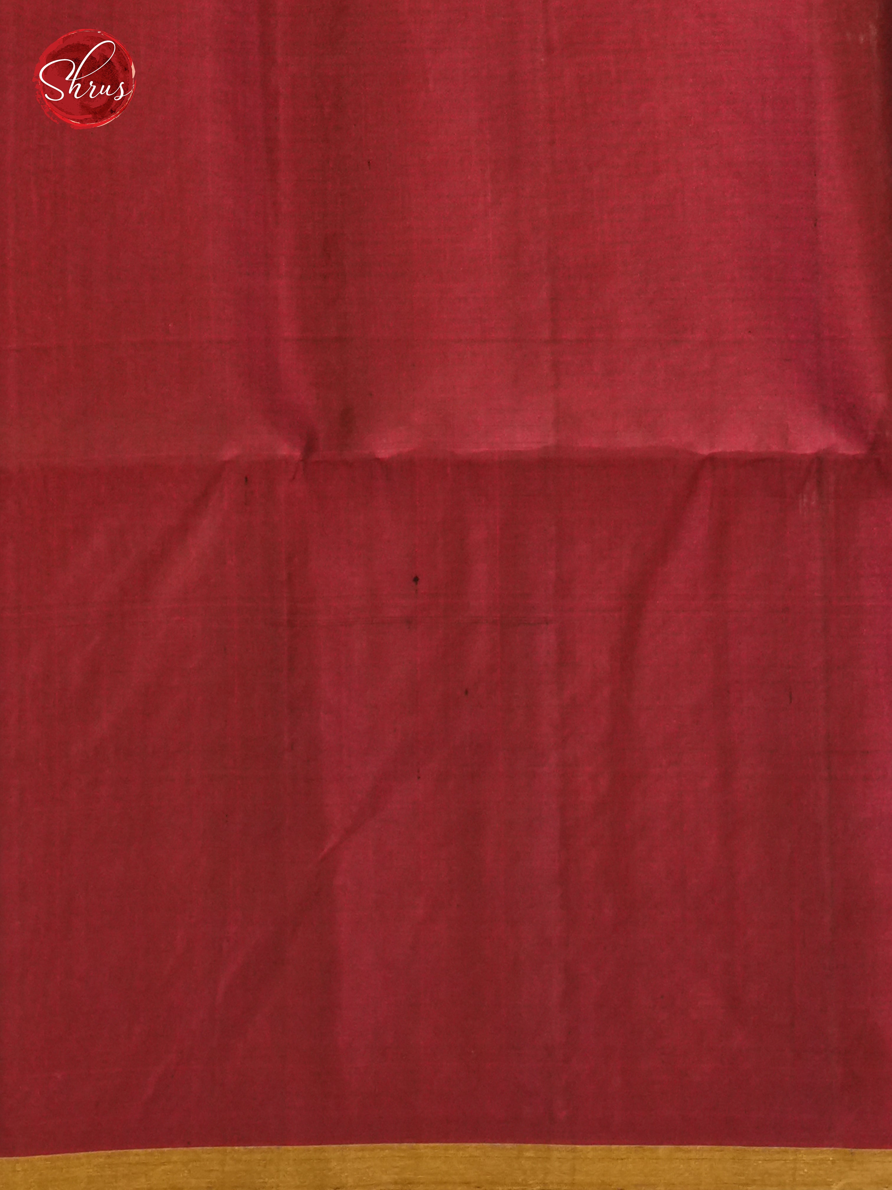 Peach And Maroon- Soft Silk Saree - Shop on ShrusEternity.com