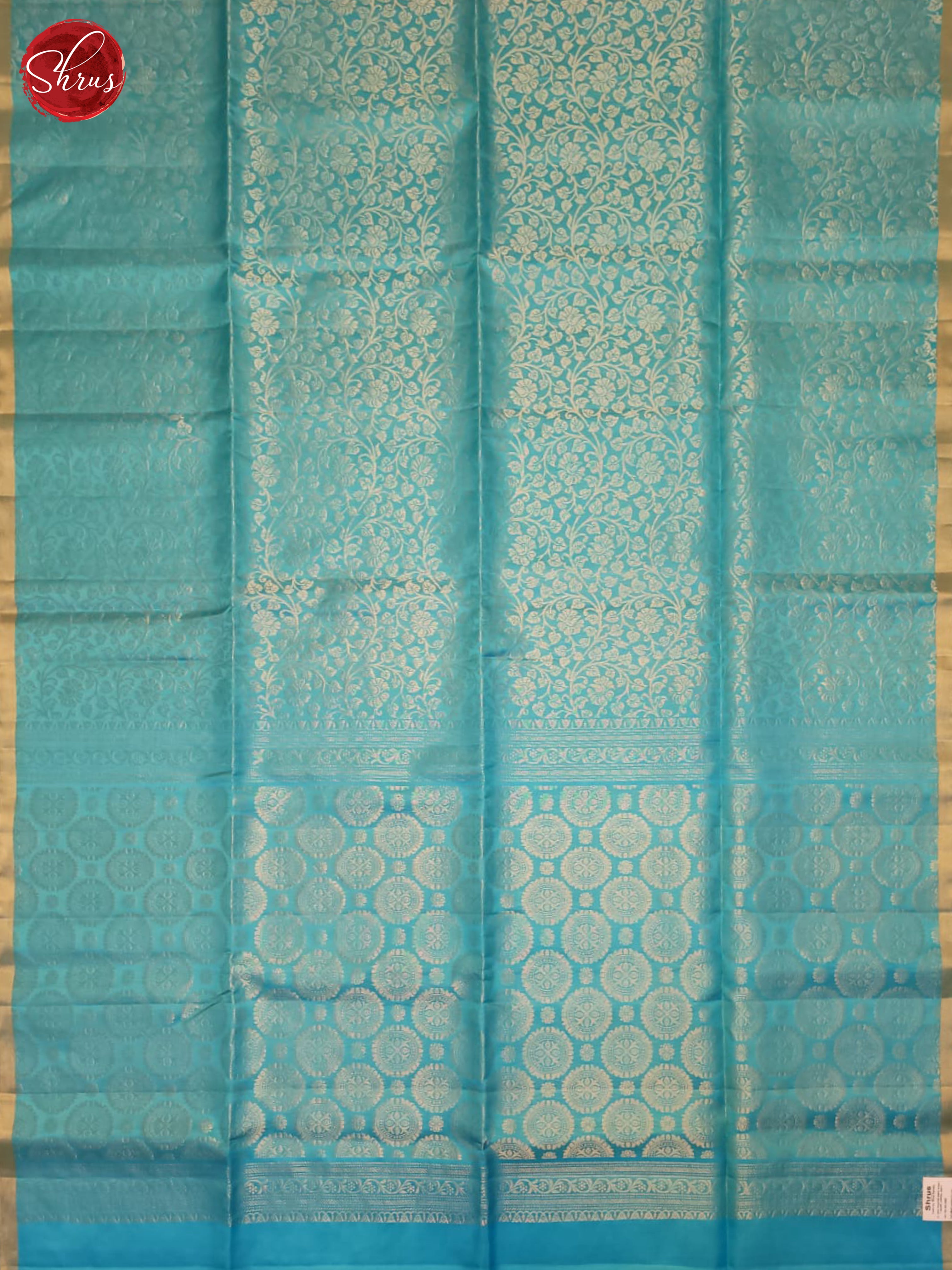 Blue(Single Tone)- Soft Silk Saree - Shop on ShrusEternity.com