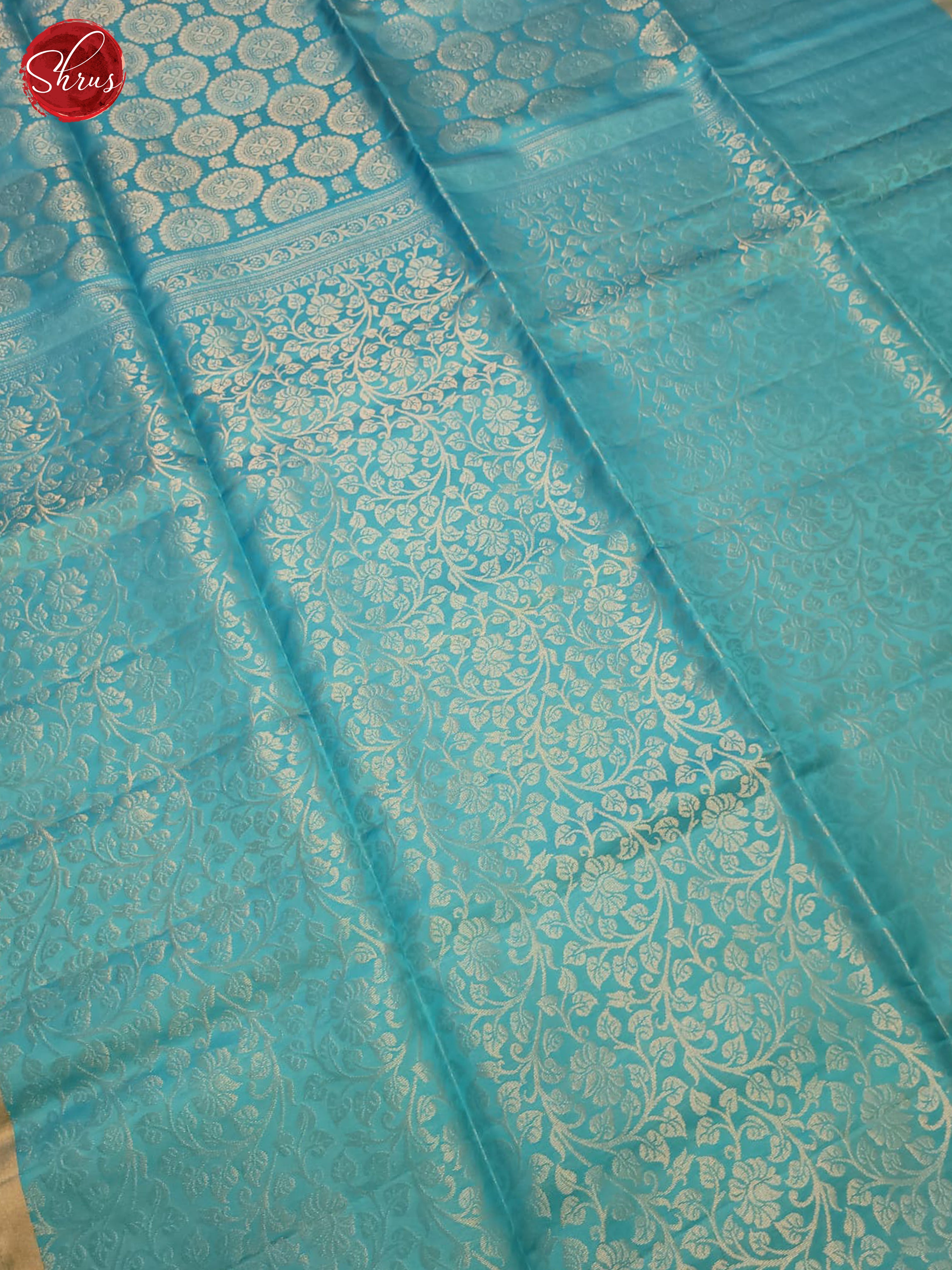 Blue(Single Tone)- Soft Silk Saree - Shop on ShrusEternity.com