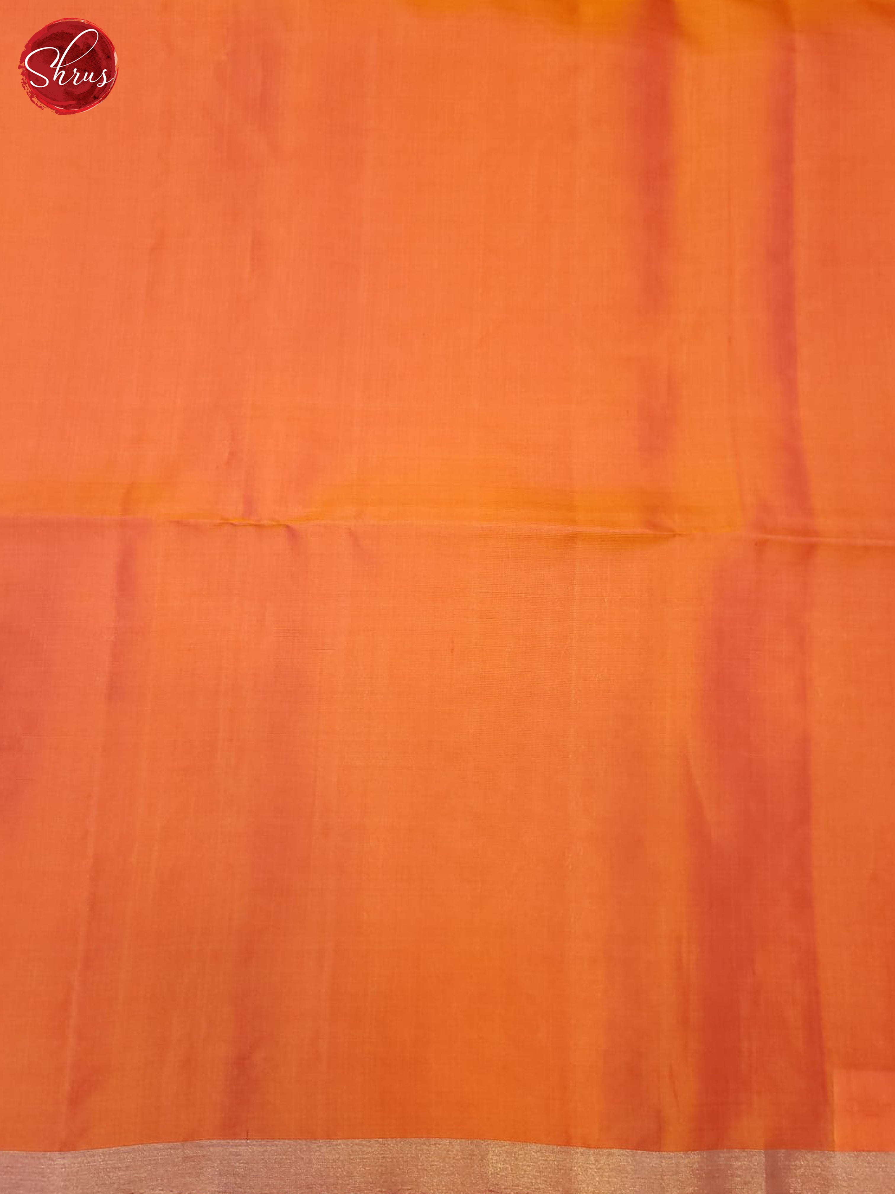 Orangish Pink(Single Tone)- Soft Silk saree - Shop on ShrusEternity.com