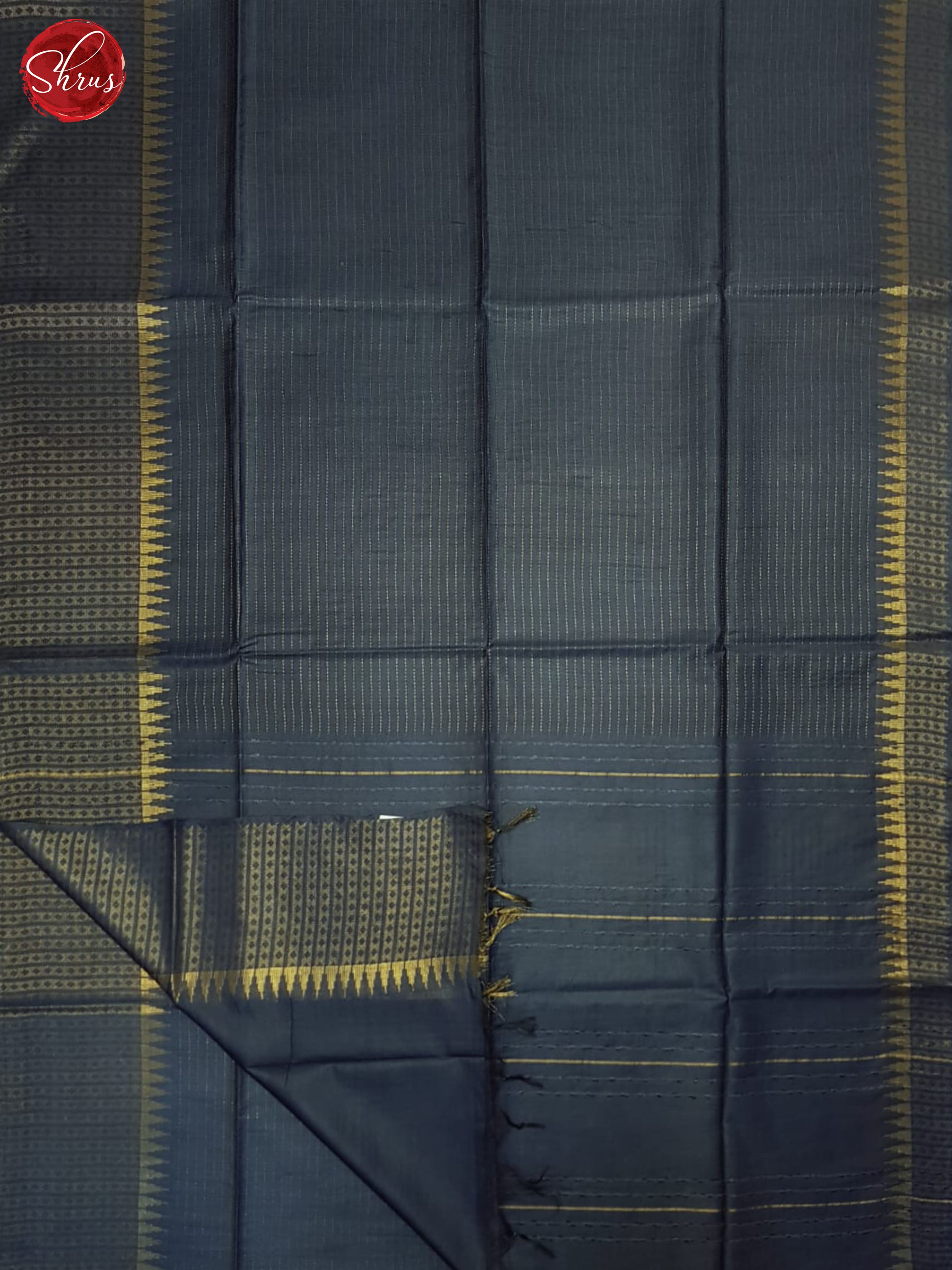 Blue(Single Tone)- Semi Tussar Saree - Shop on ShrusEternity.com