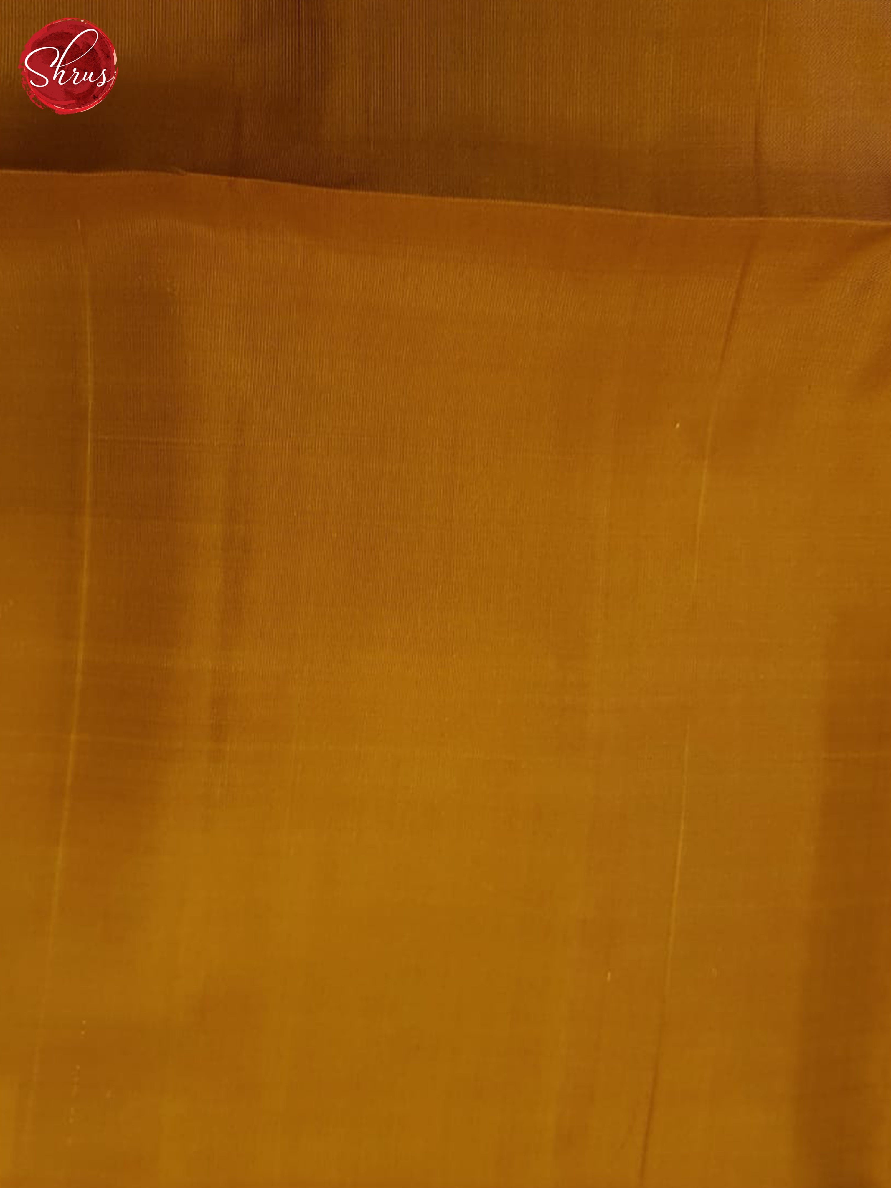 Blue And Mustard- Soft Silk Half-pure Saree - Shop on ShrusEternity.com