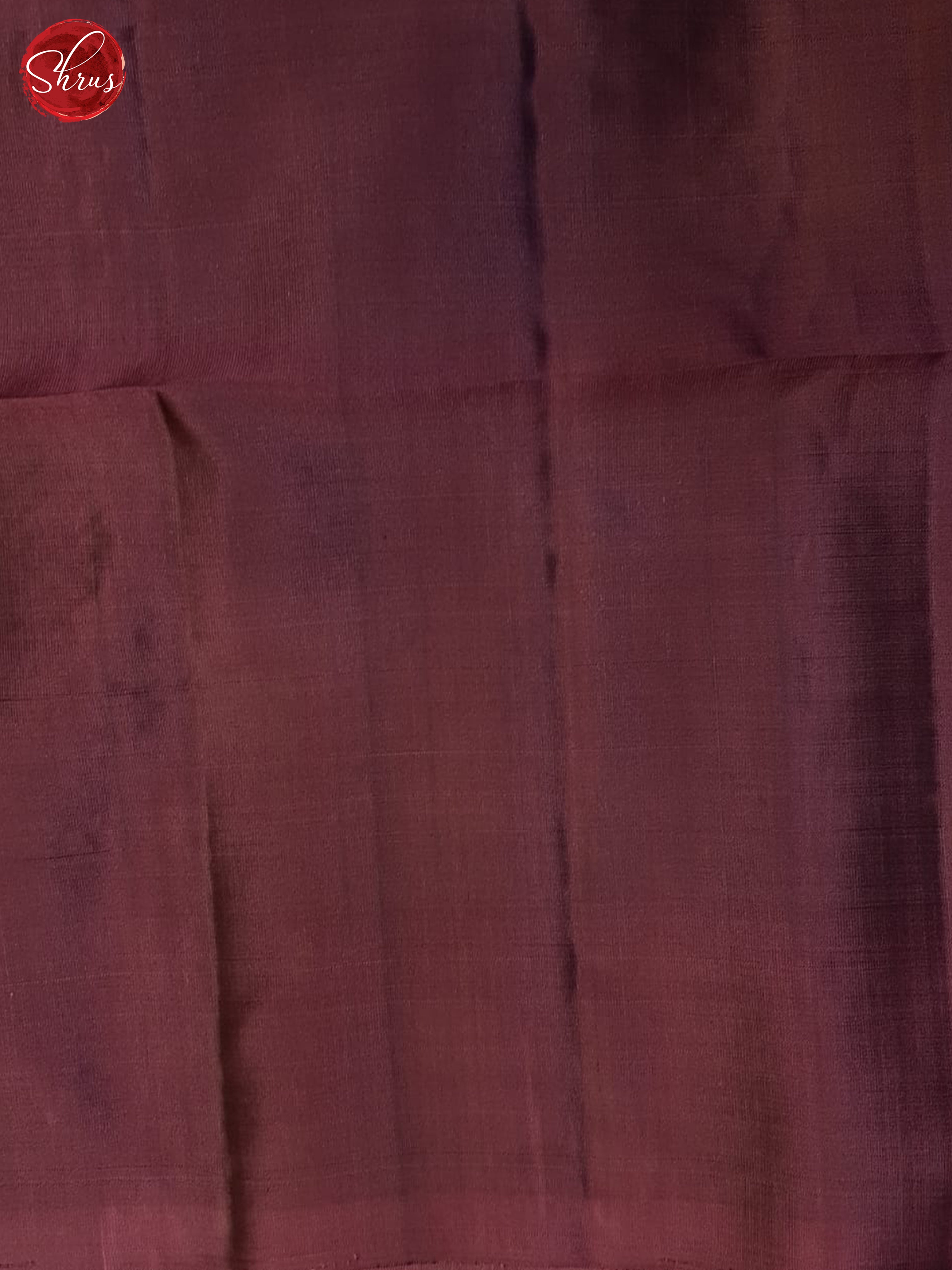 Blue And Dusty Wine- Soft Silk Half-pure saree - Shop on ShrusEternity.com