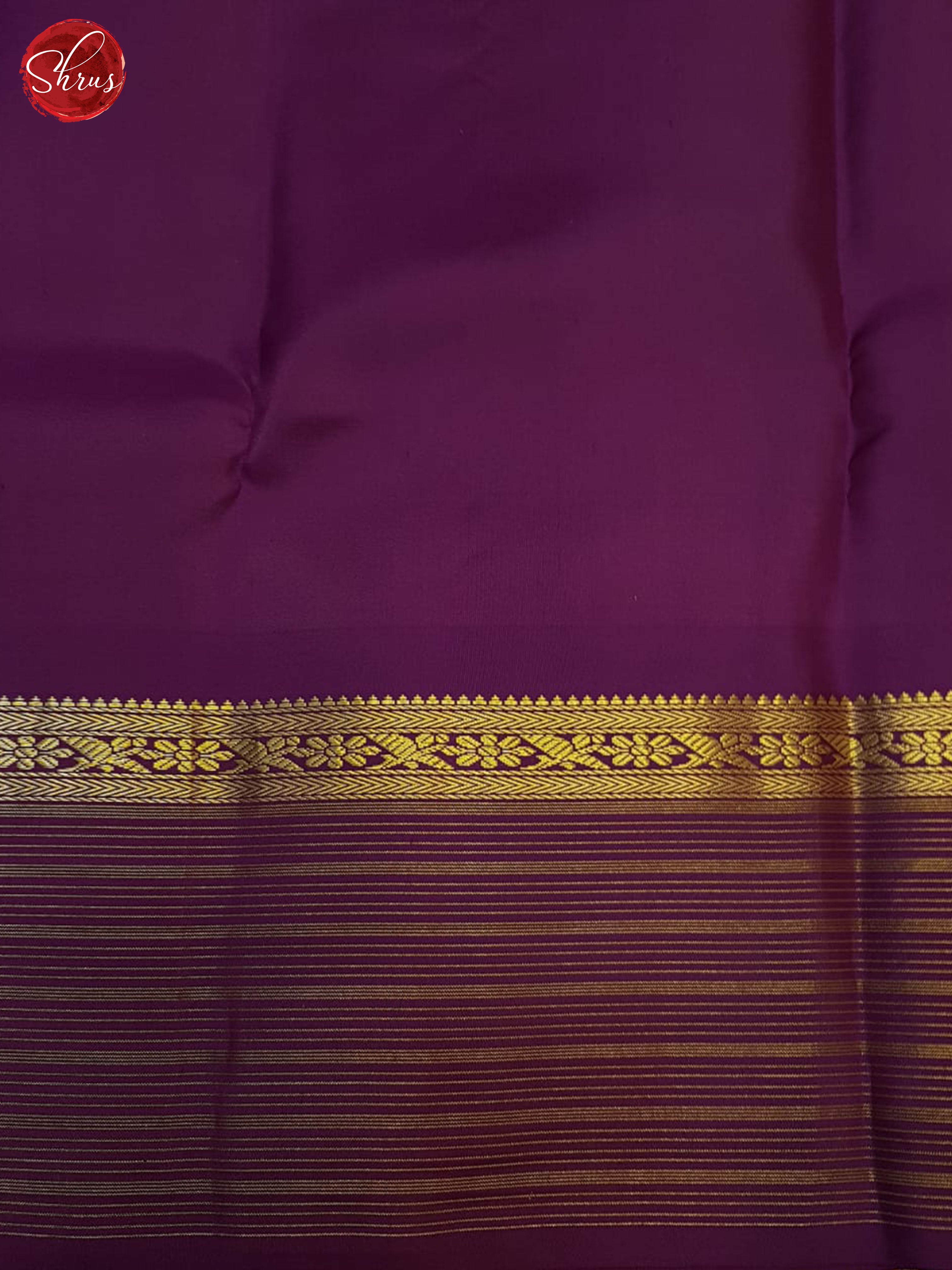 Mustard And Wine- Kanchipuram Silk Saree - Shop on ShrusEternity.com