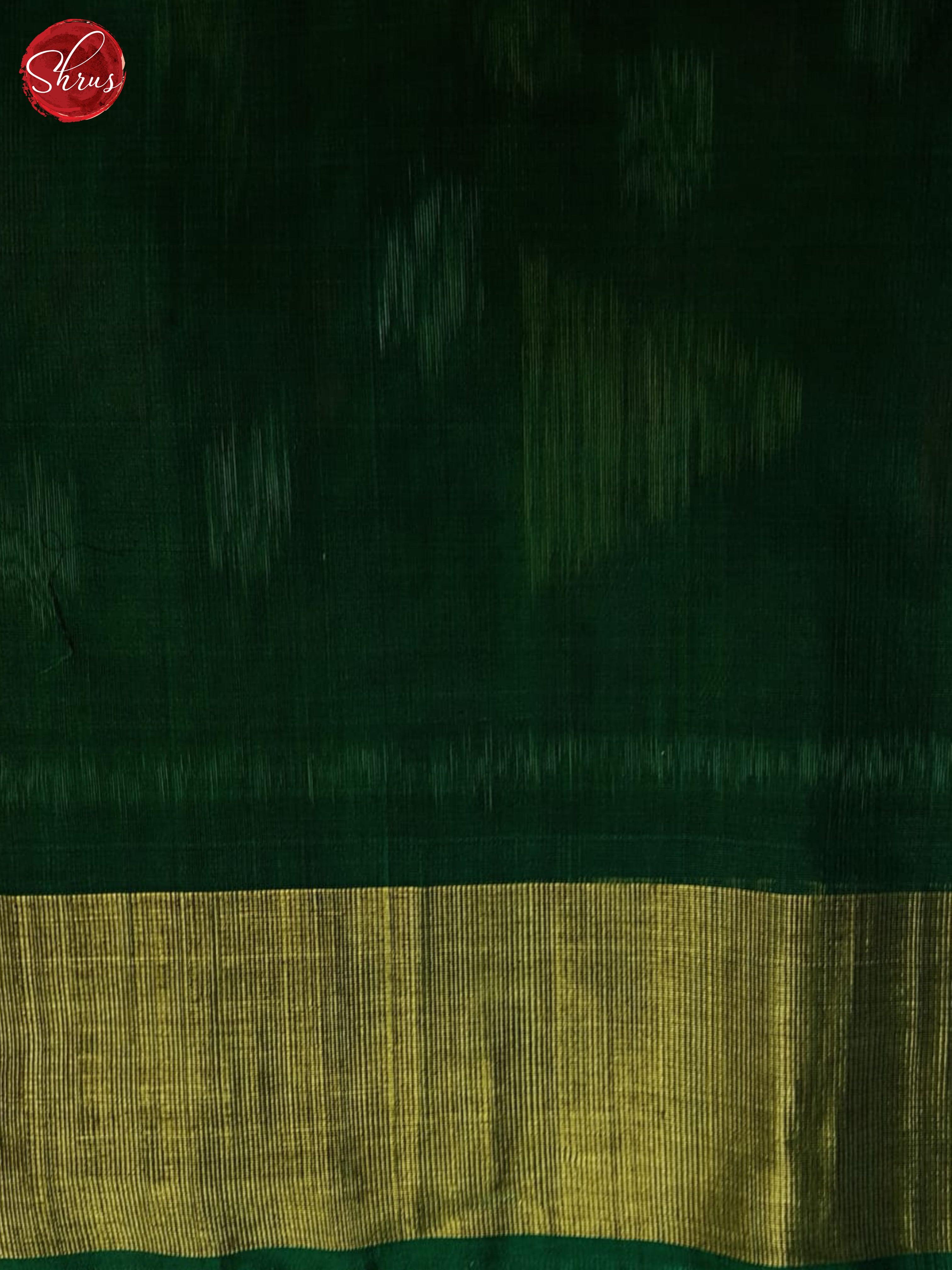 Wine And Green- Pochampally Silk Cotton Saree - Shop on ShrusEternity.com