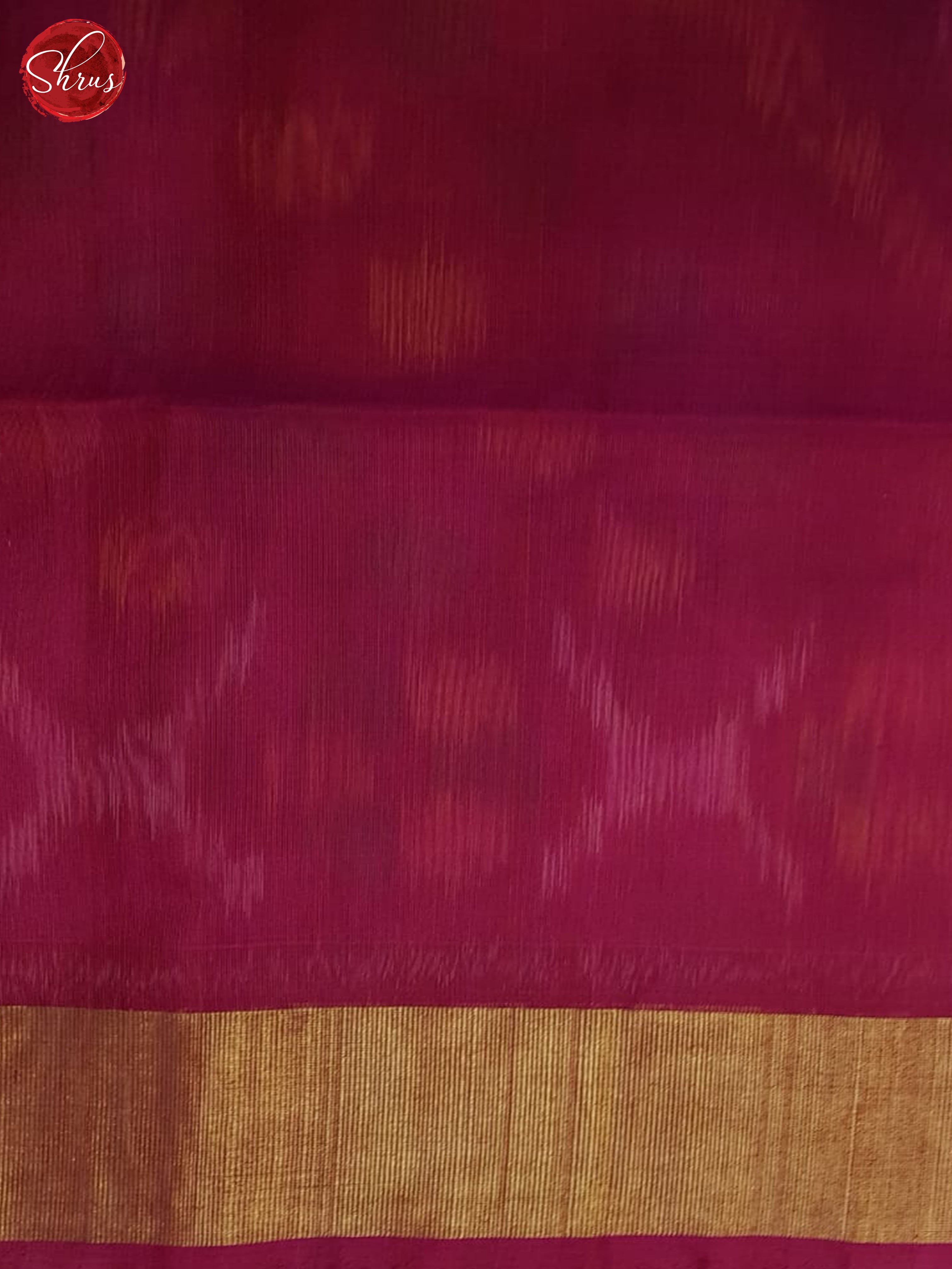 Beige And Pink- Pochampally Silk Cotton saree - Shop on ShrusEternity.com